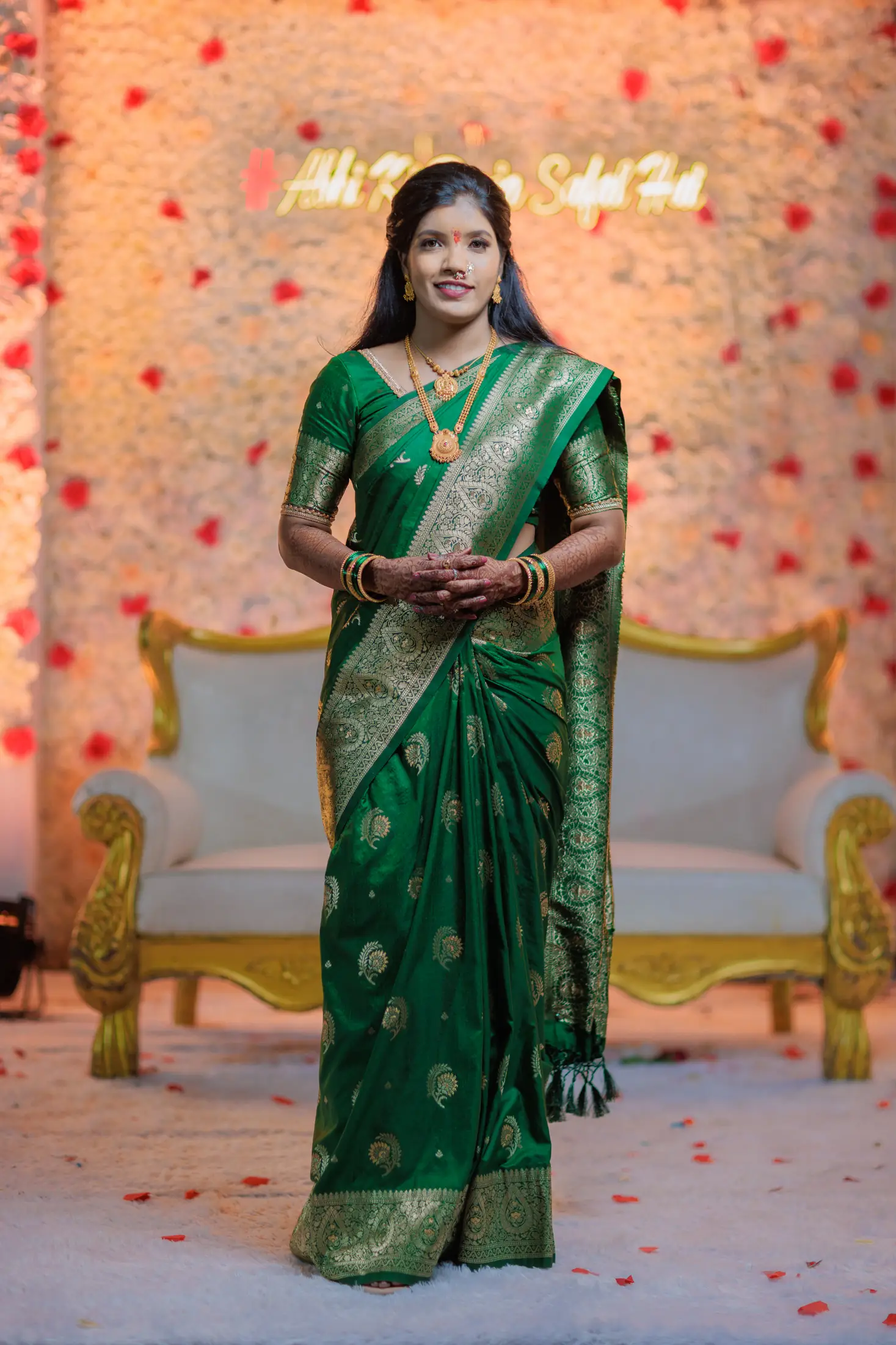Abhijeet and Pooja engagement portrait 75