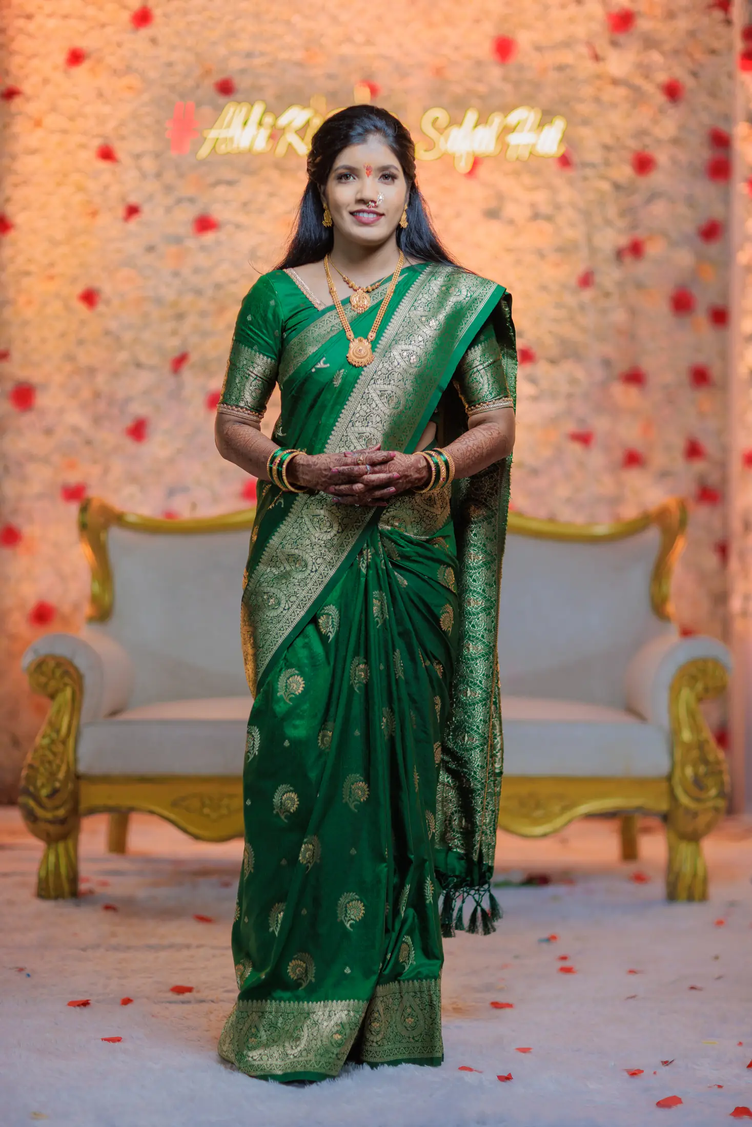 Abhijeet and Pooja engagement portrait 76