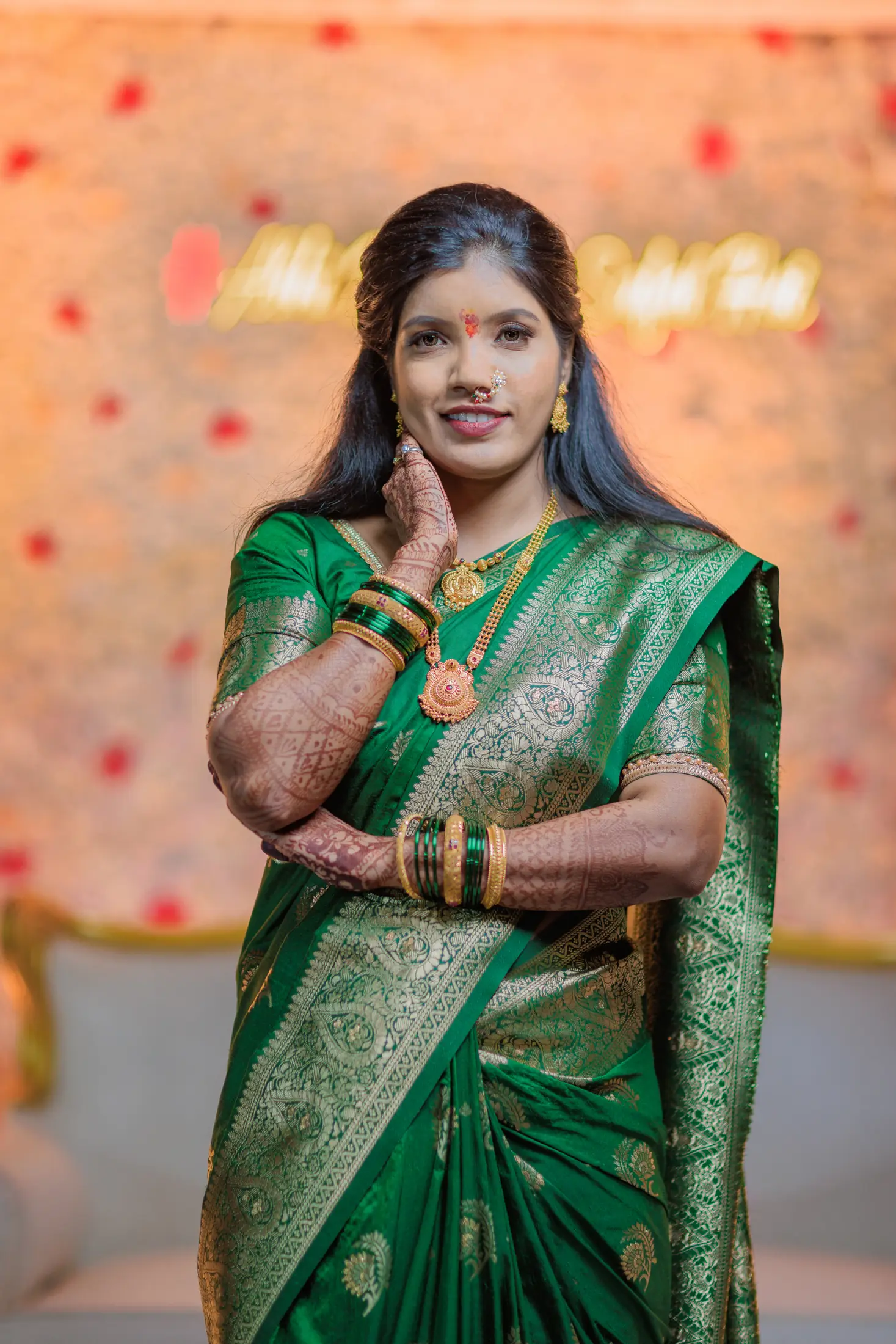 Abhijeet and Pooja engagement portrait 77