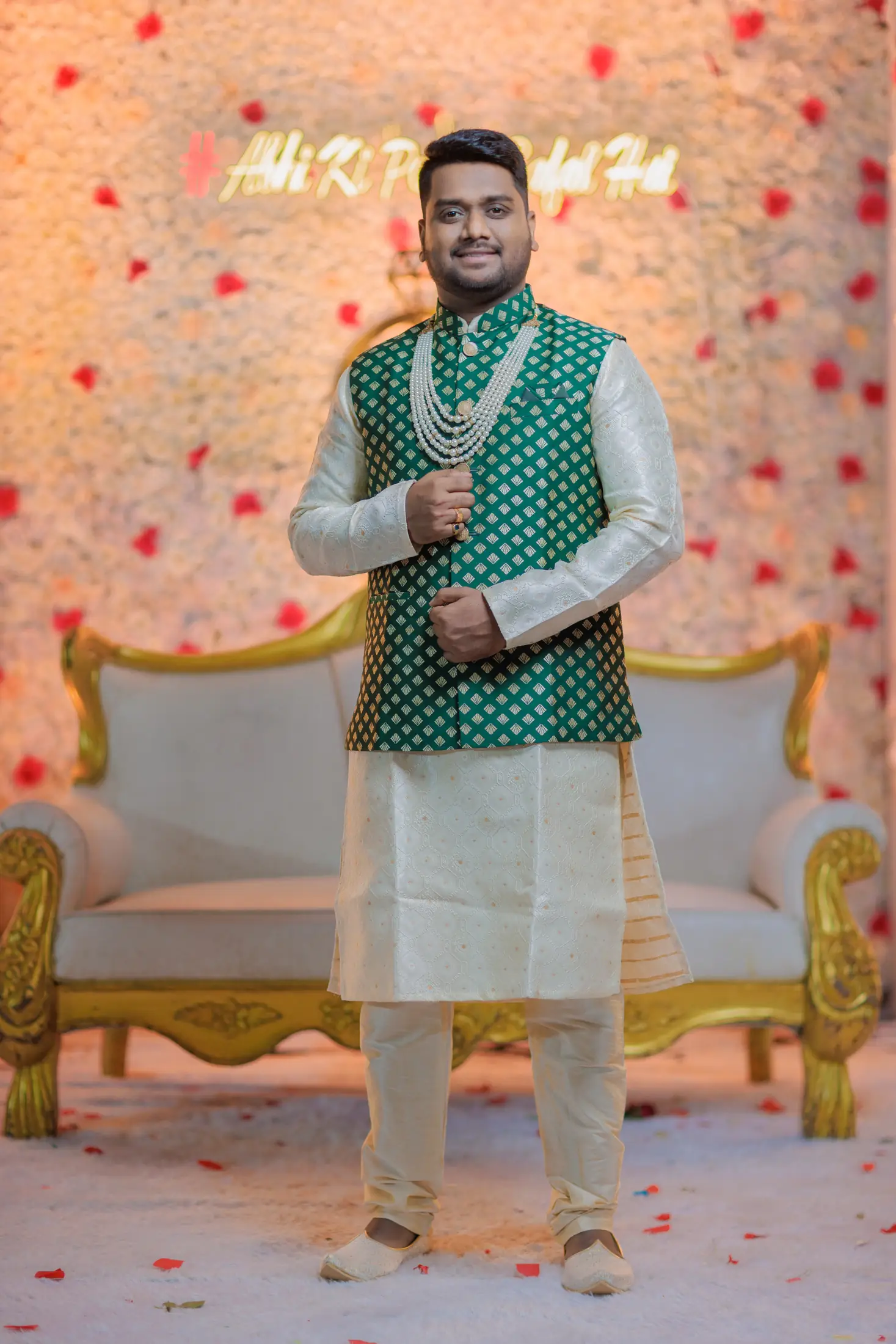 Abhijeet and Pooja engagement portrait 78