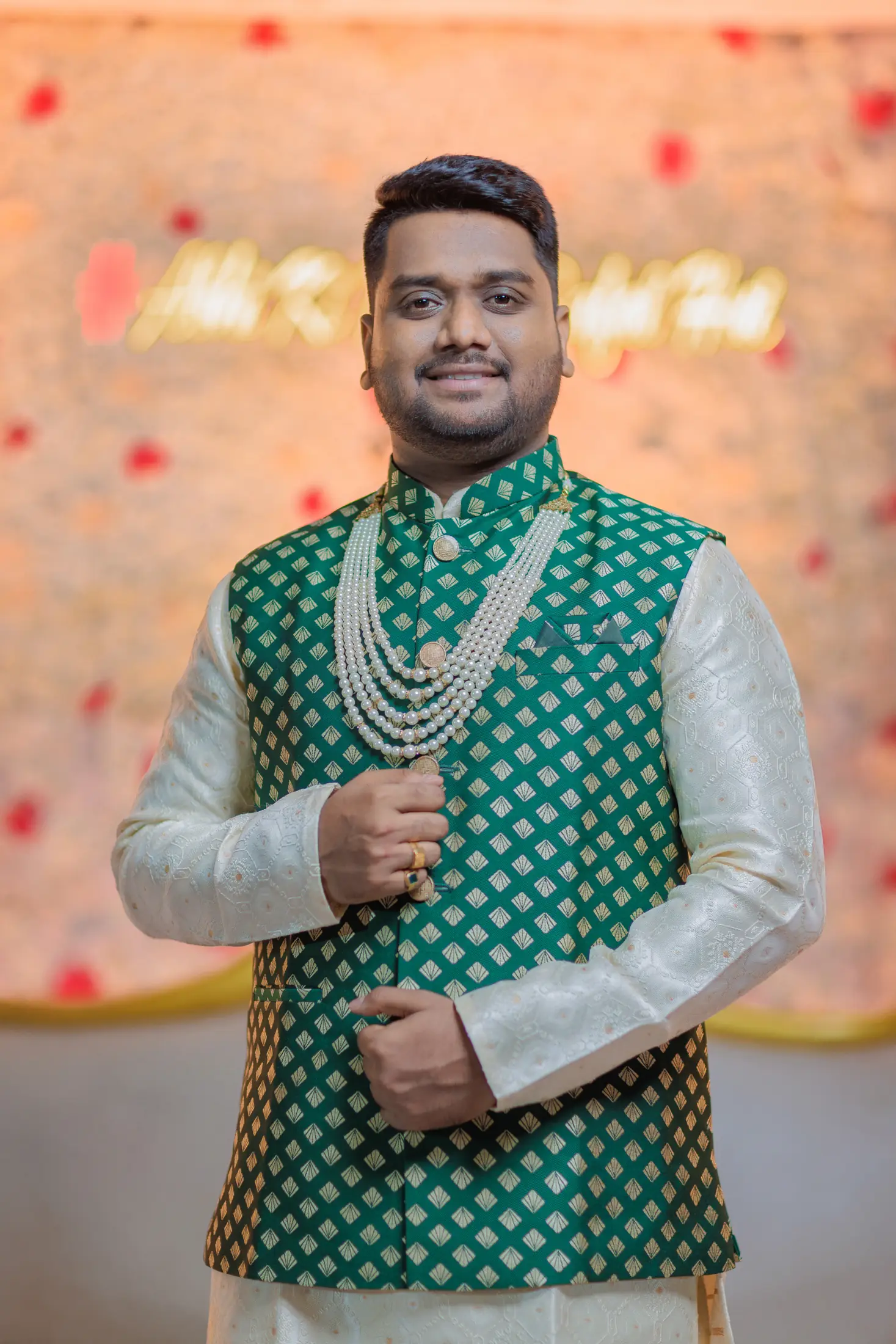 Abhijeet and Pooja engagement portrait 79