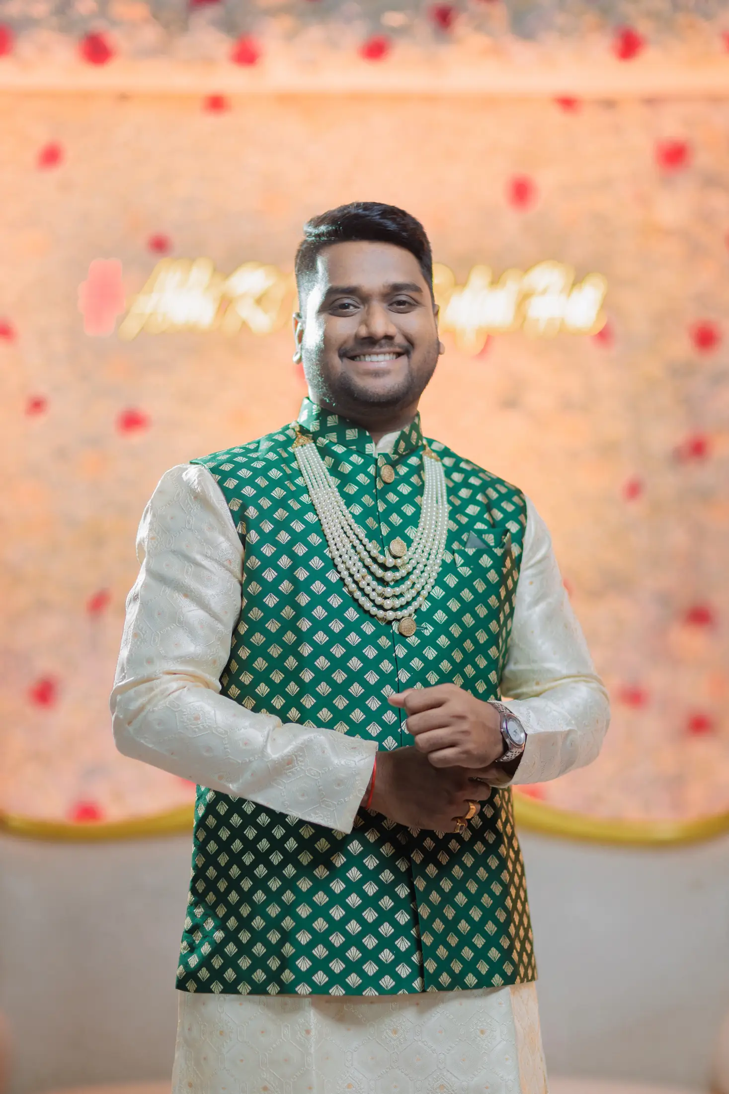 Abhijeet and Pooja engagement portrait 80