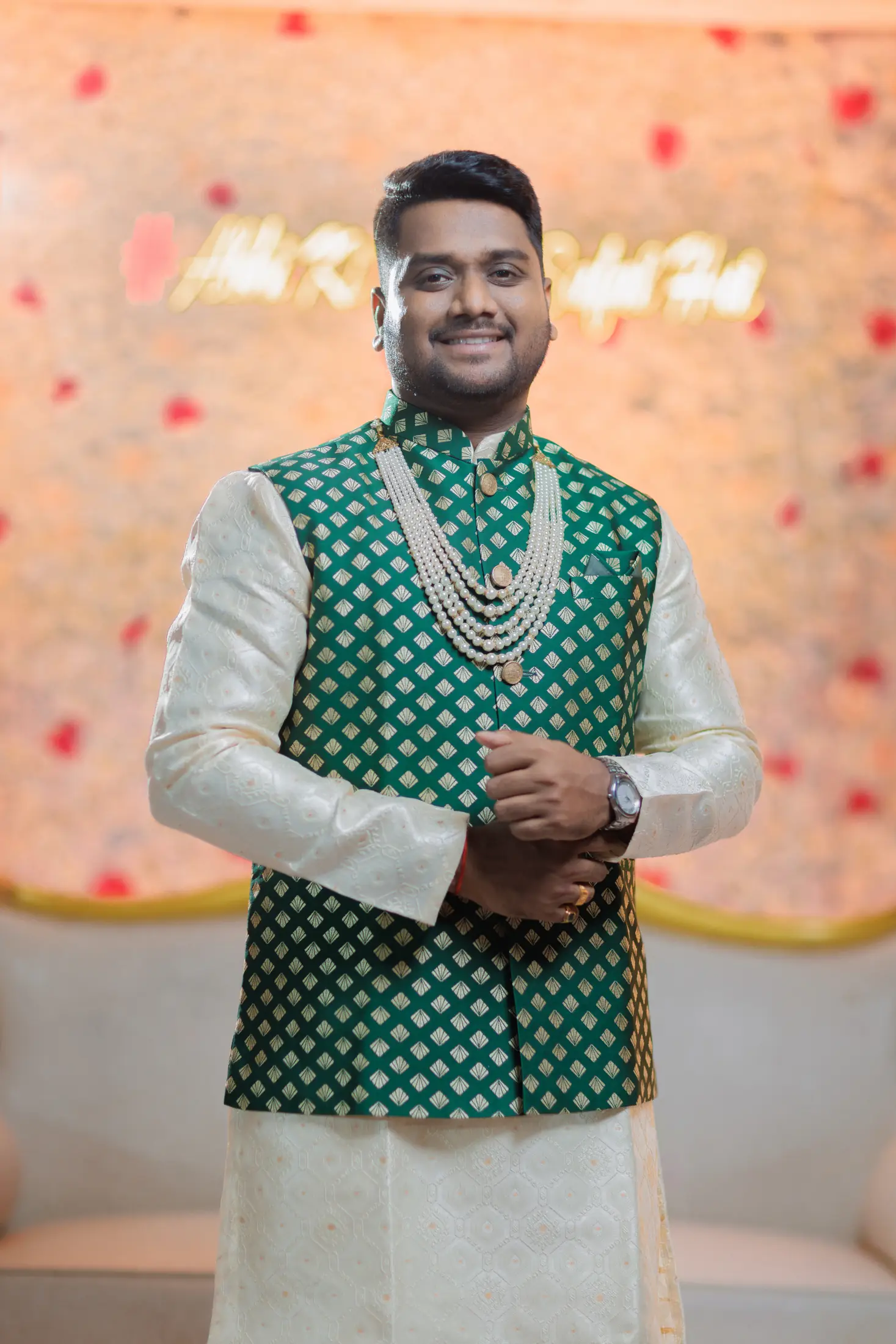 Abhijeet and Pooja engagement portrait 81