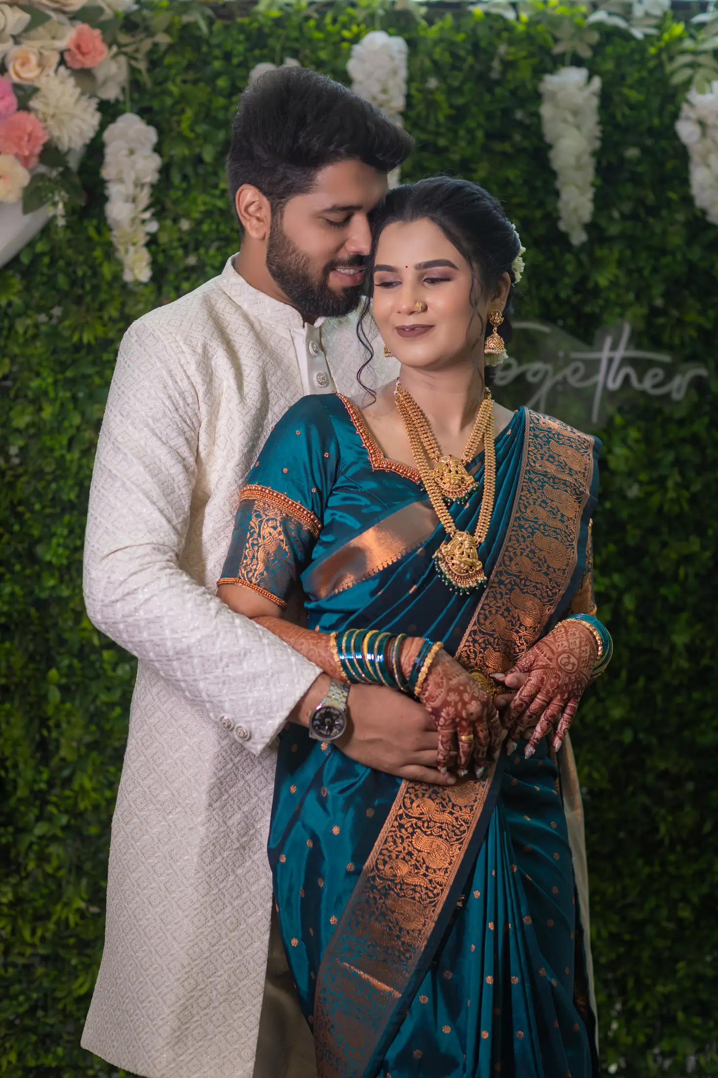 Omkar Shrilila engagement portrait 2