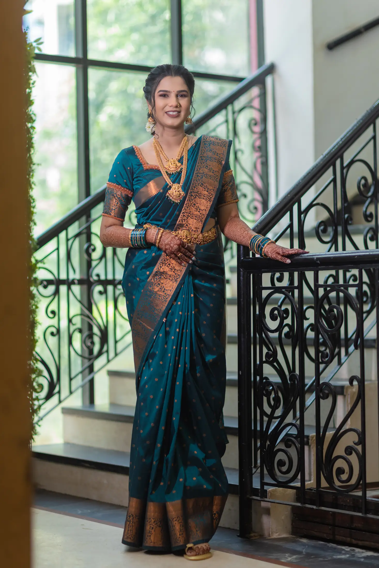 Omkar Shrilila engagement portrait 3
