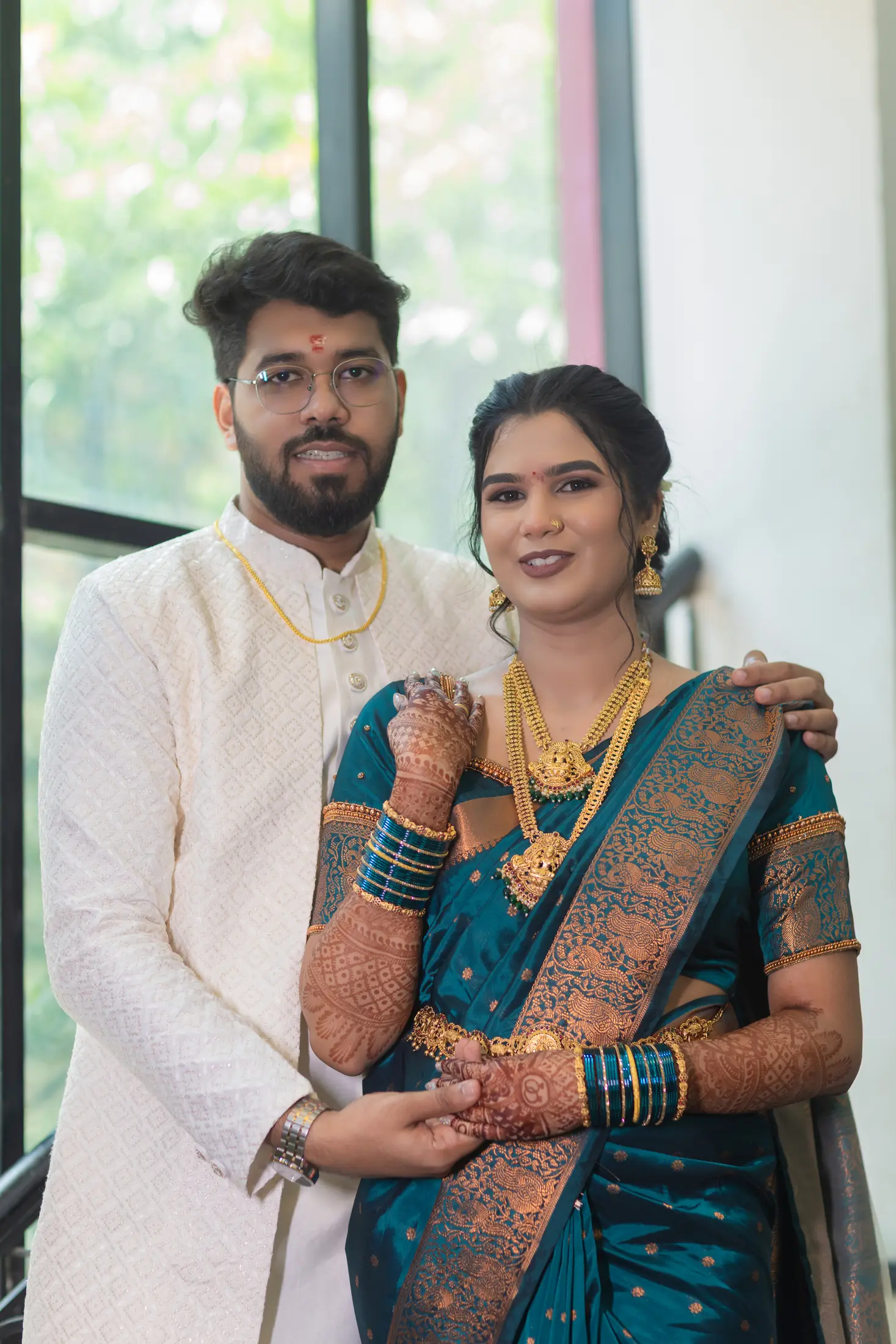 Omkar Shrilila engagement portrait 5