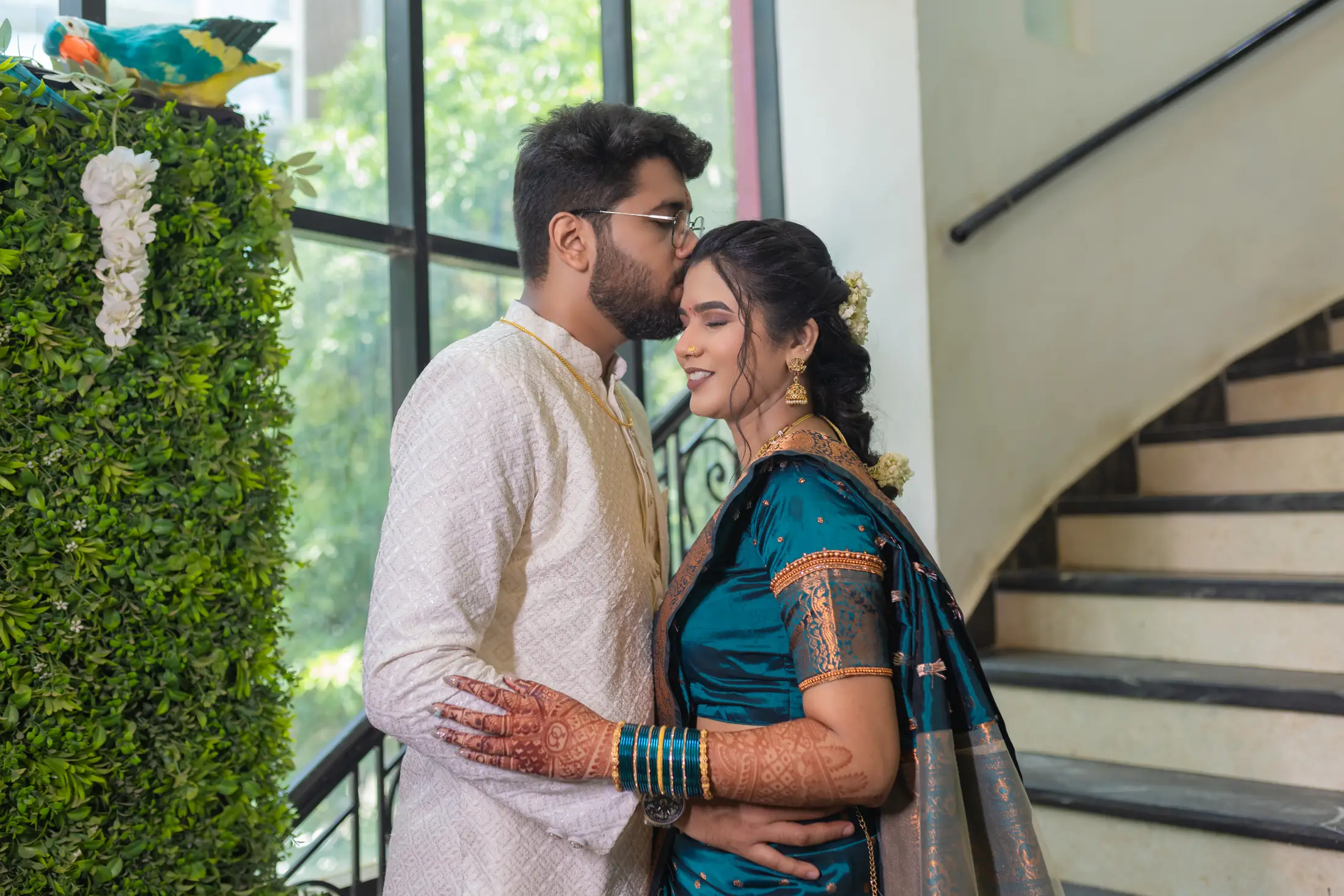 Omkar Shrilila engagement story photograph