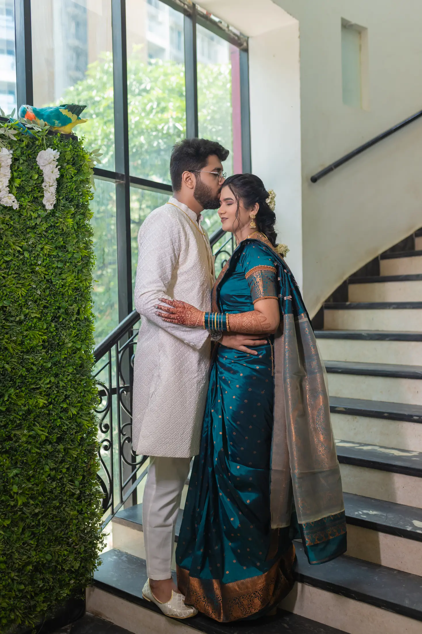Omkar Shrilila engagement portrait 7