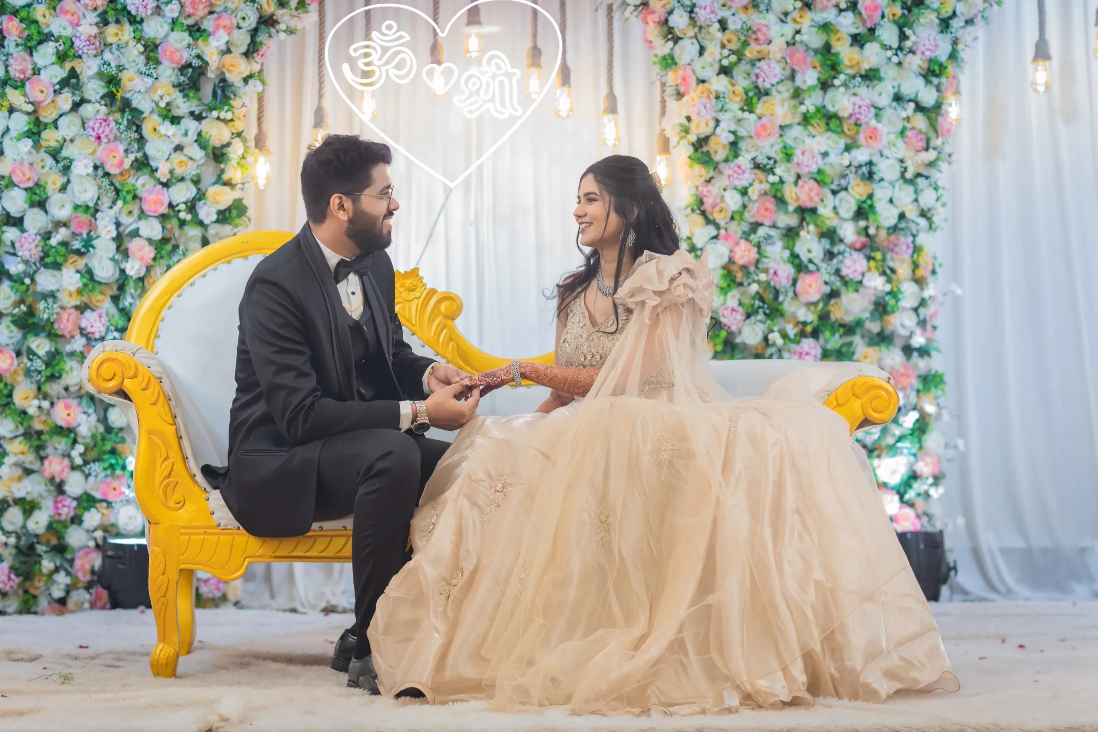Omkar Shrilila engagement story photograph