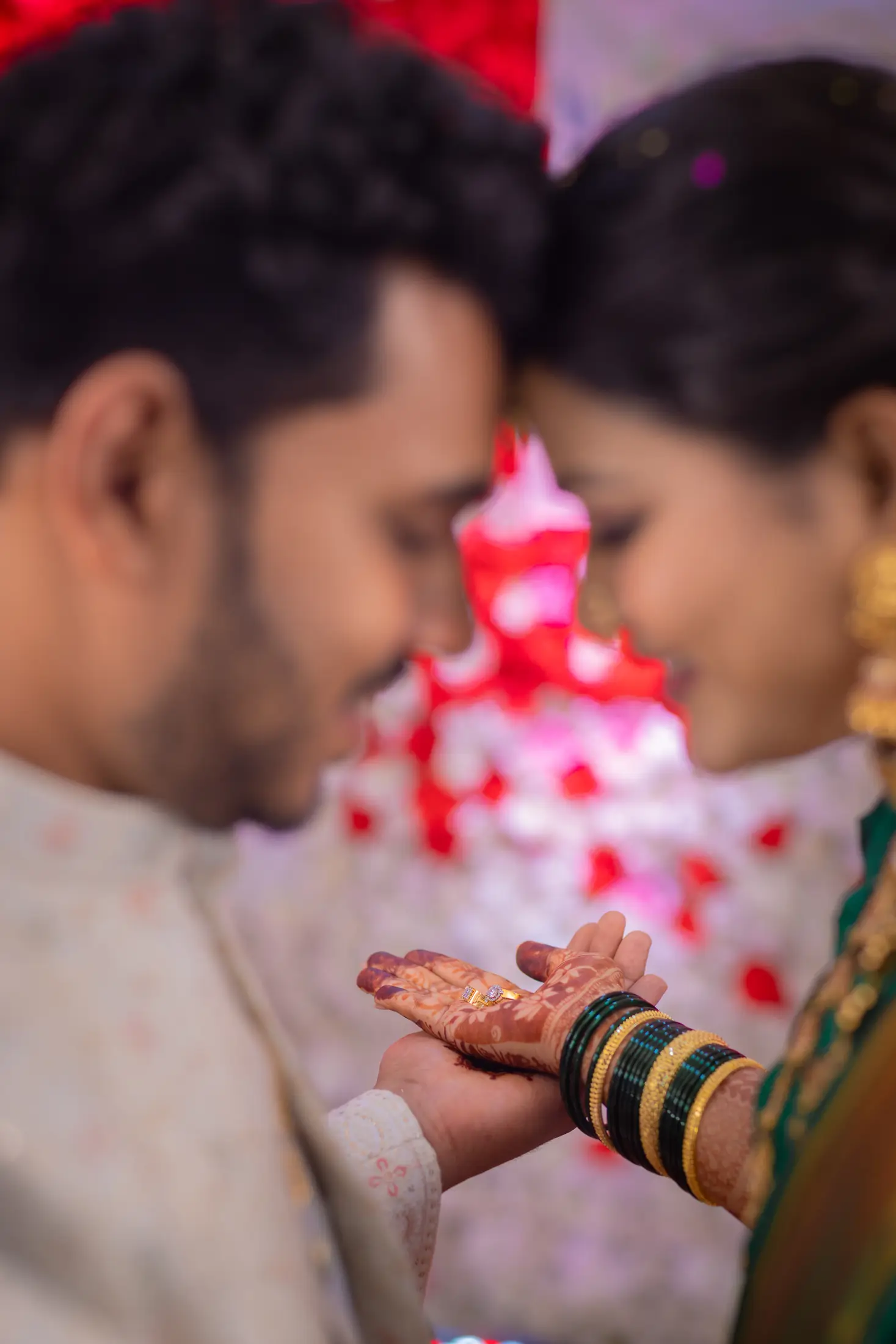 Prajwal Mrunali engagement portrait