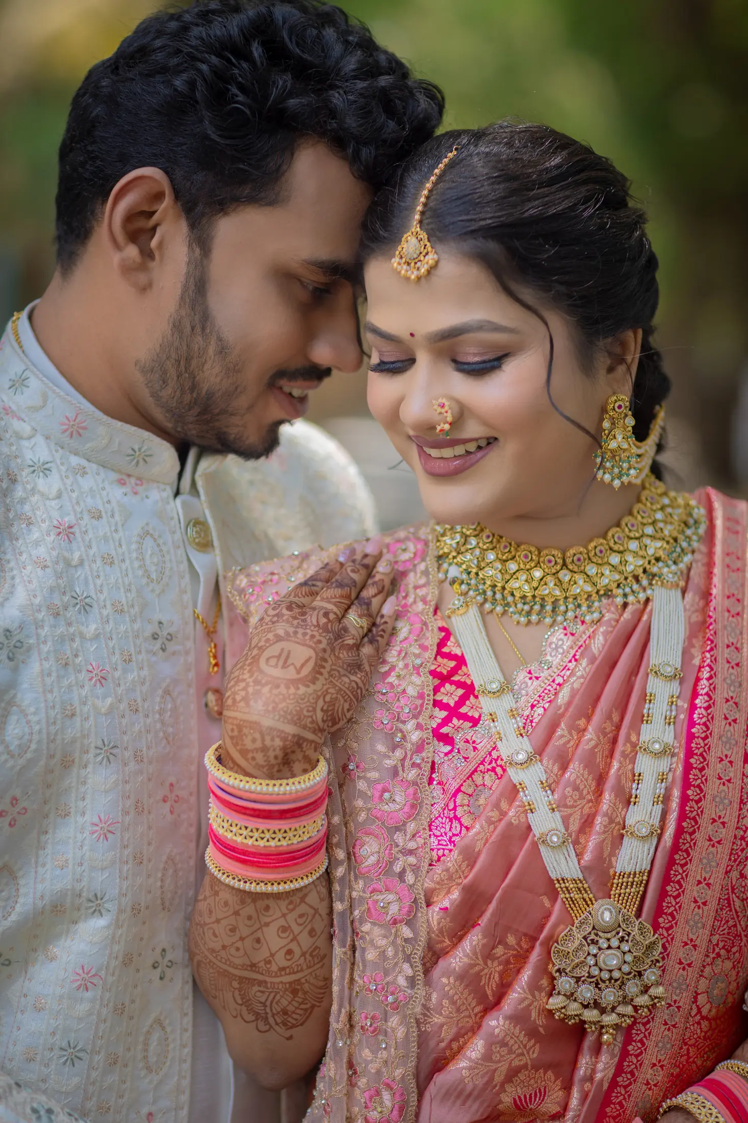 Prajwal Mrunali engagement portrait 3