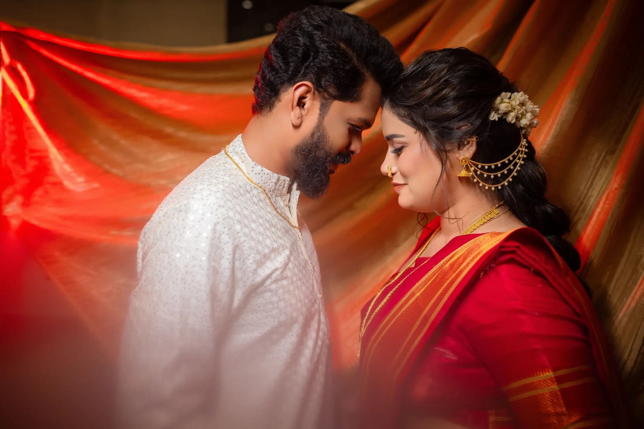 Raj Pratiksha engagement portrait