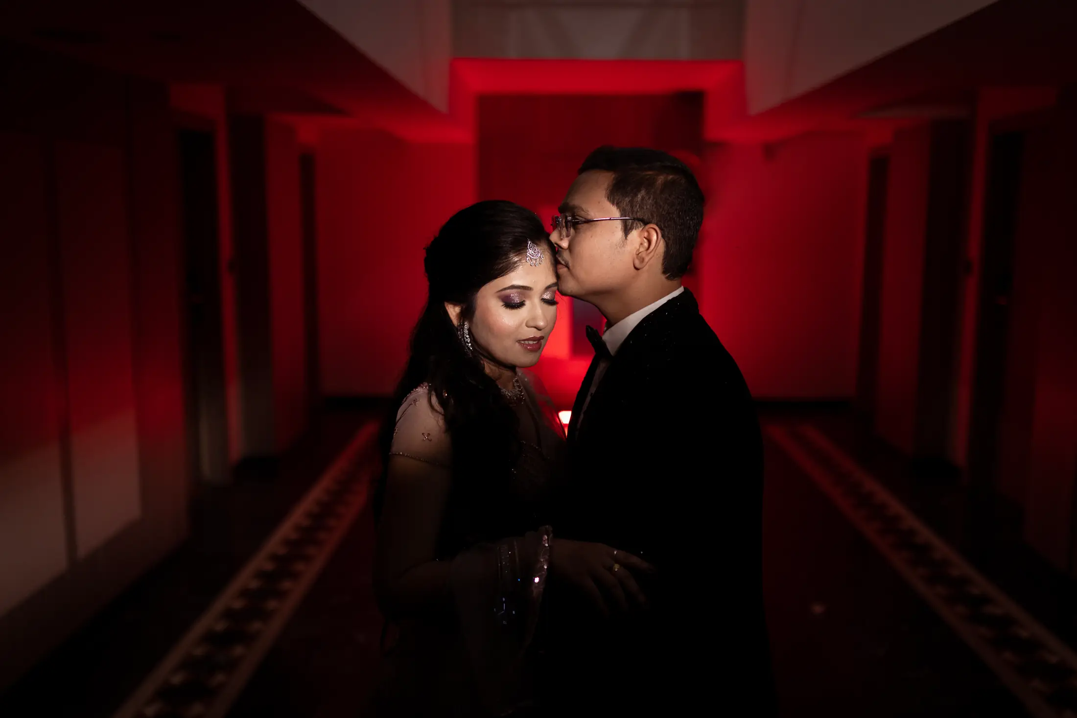 Sudhir and Aarti engagement portrait 7