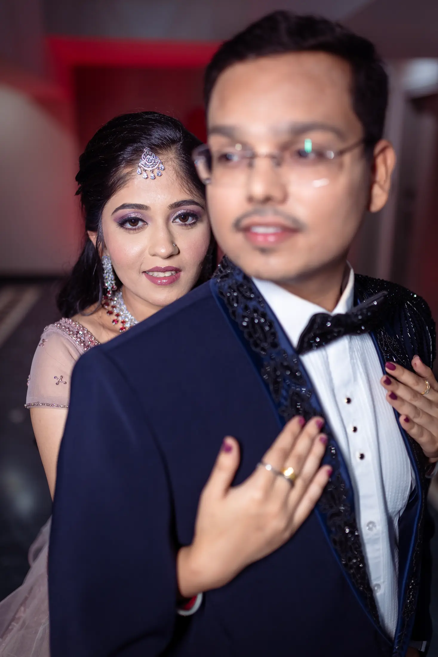 Sudhir and Aarti engagement portrait 9