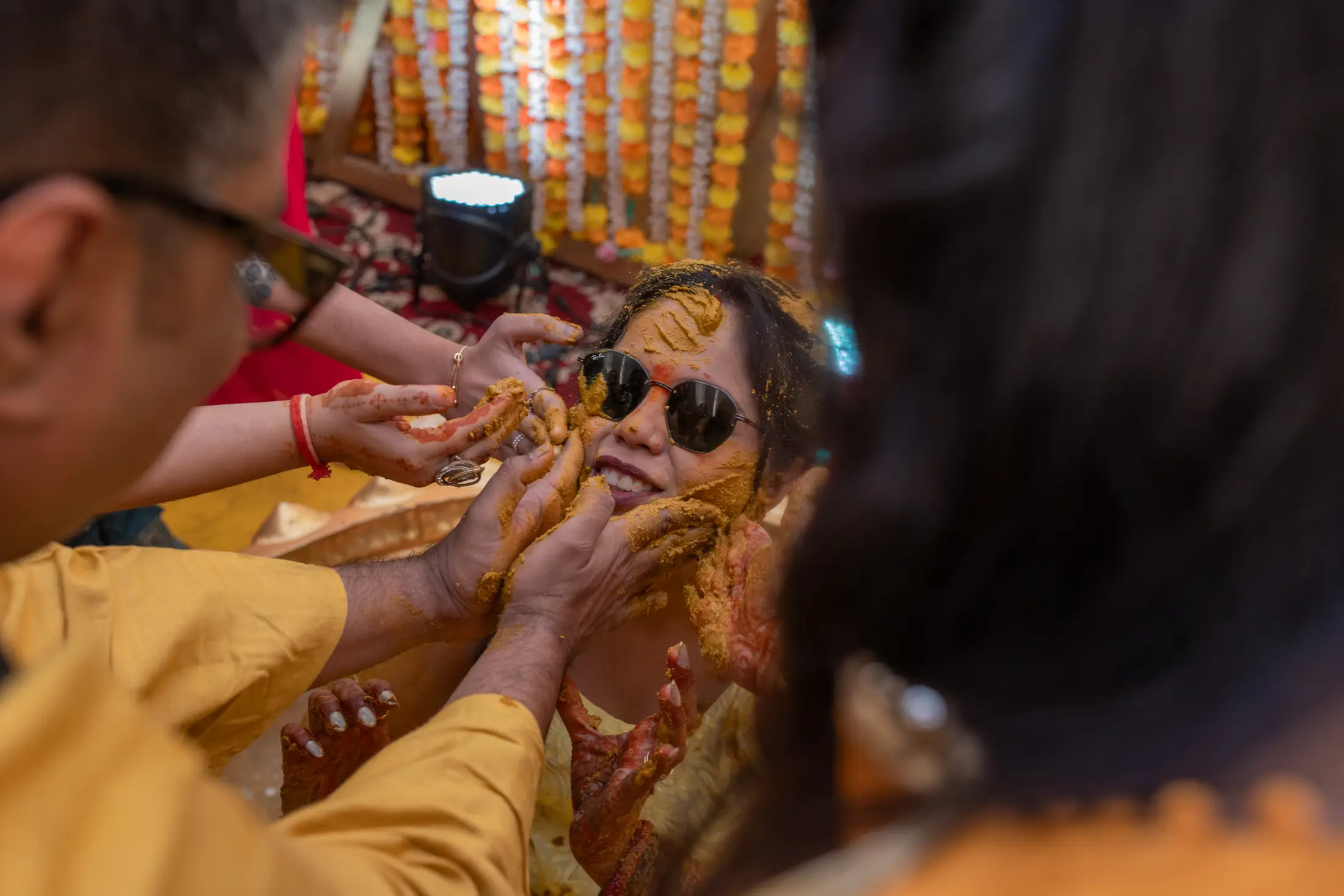 Karishma haldi story photograph