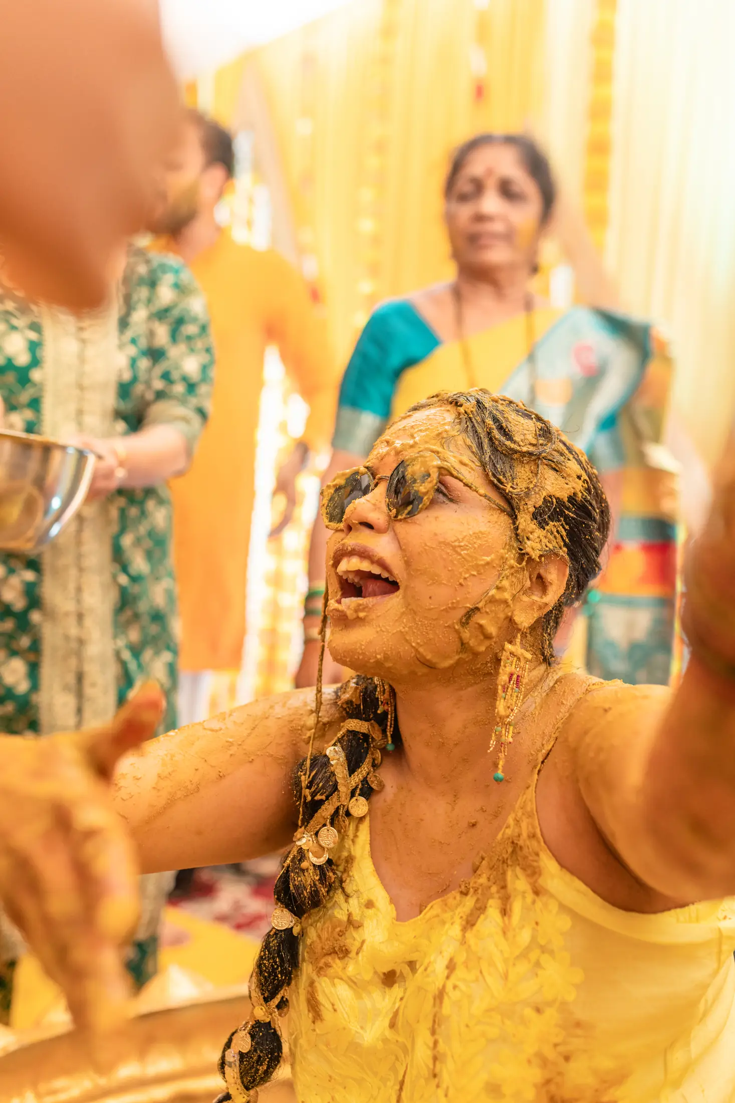 Karishma haldi portrait