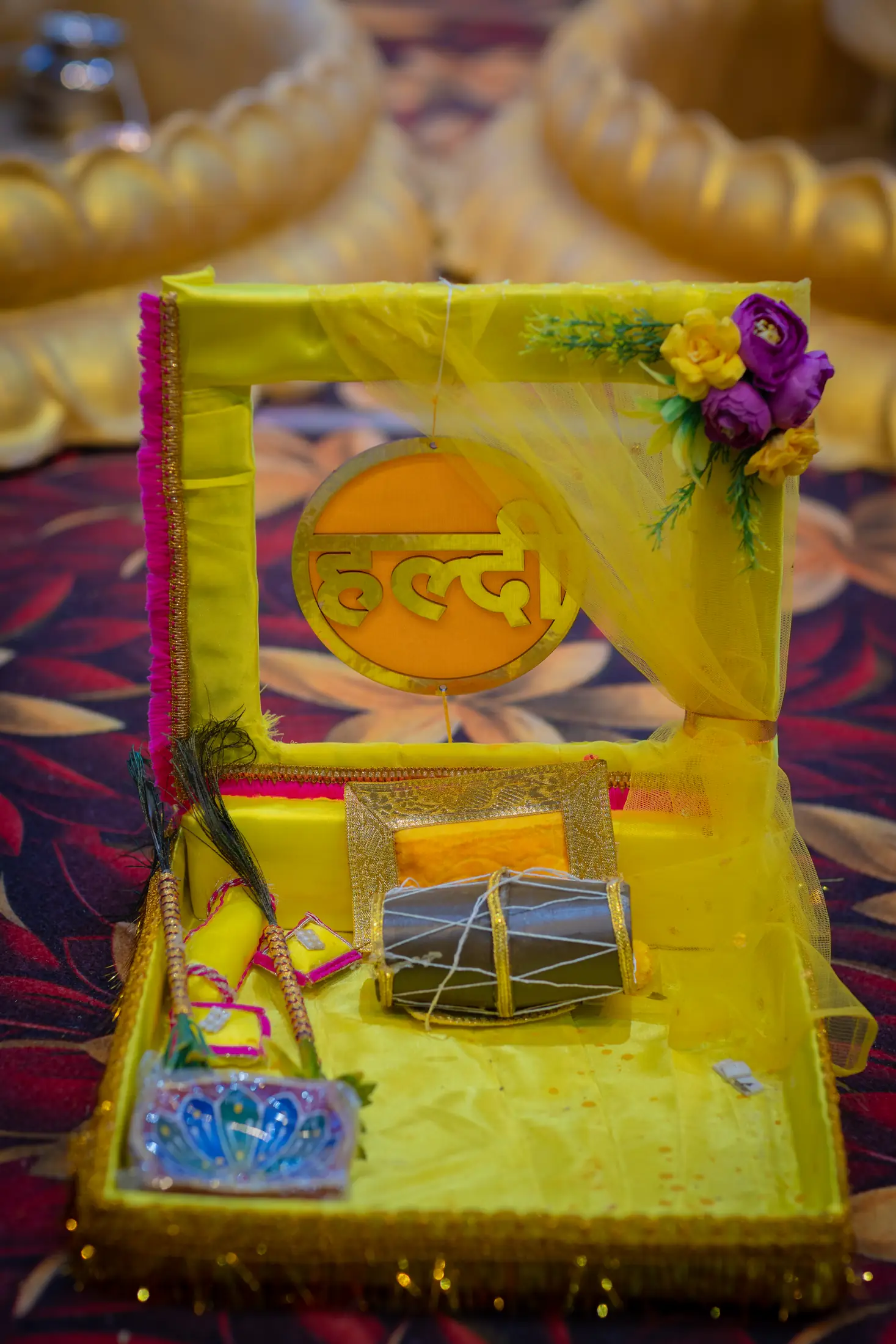 Kaushtubh Rani haldi portrait 6