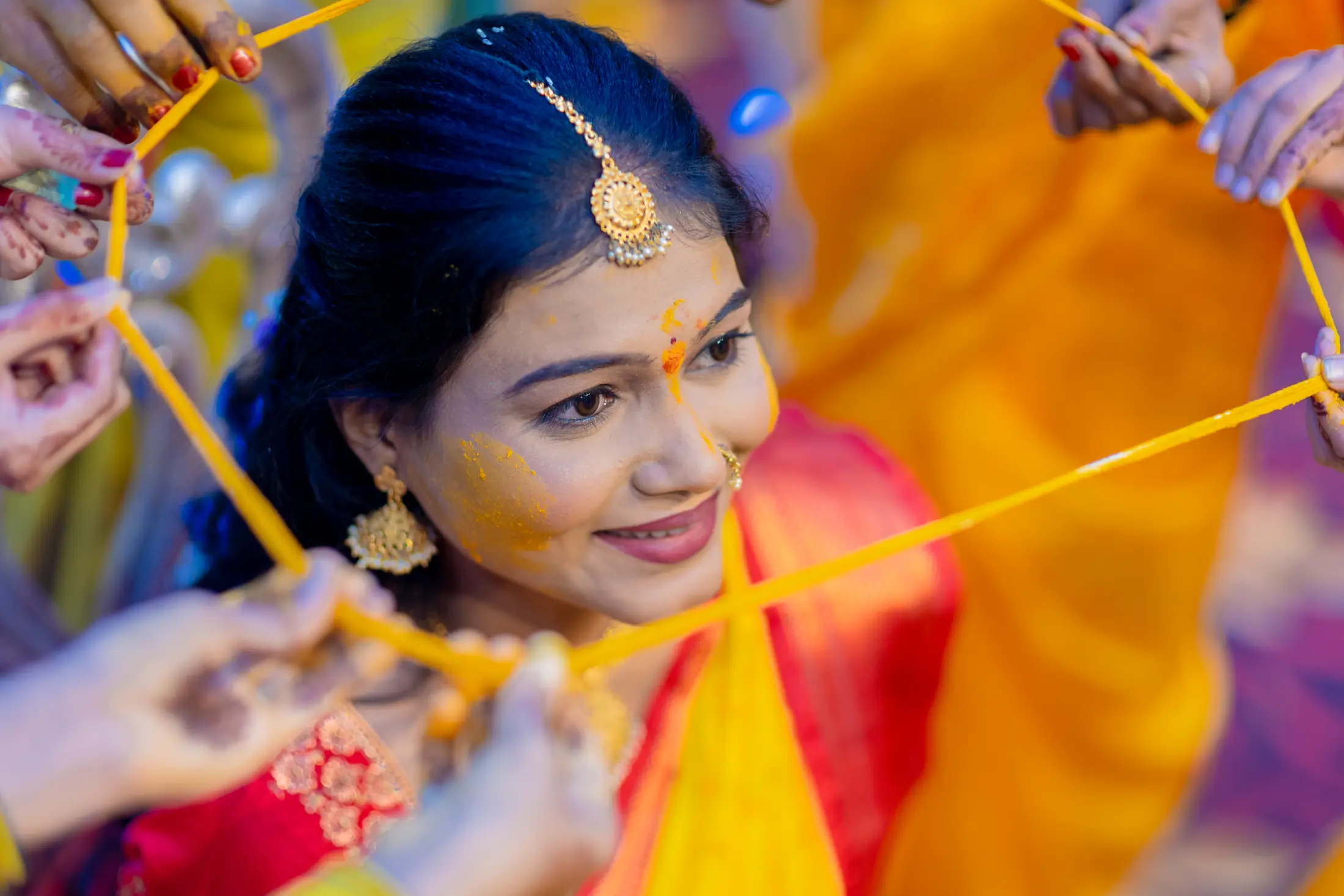 Kaushtubh Rani haldi portrait 15