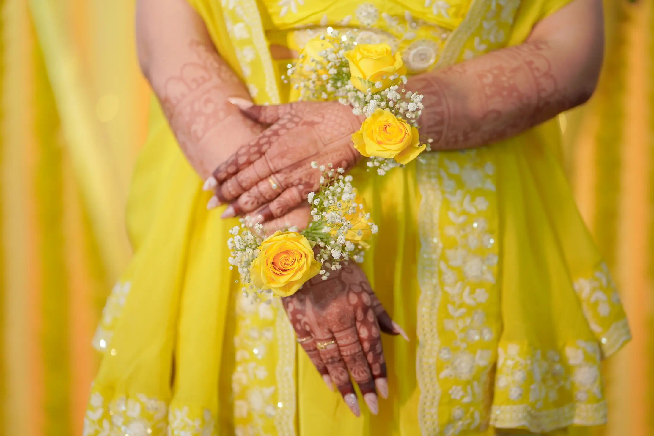 Preety Ghodke haldi portrait 3
