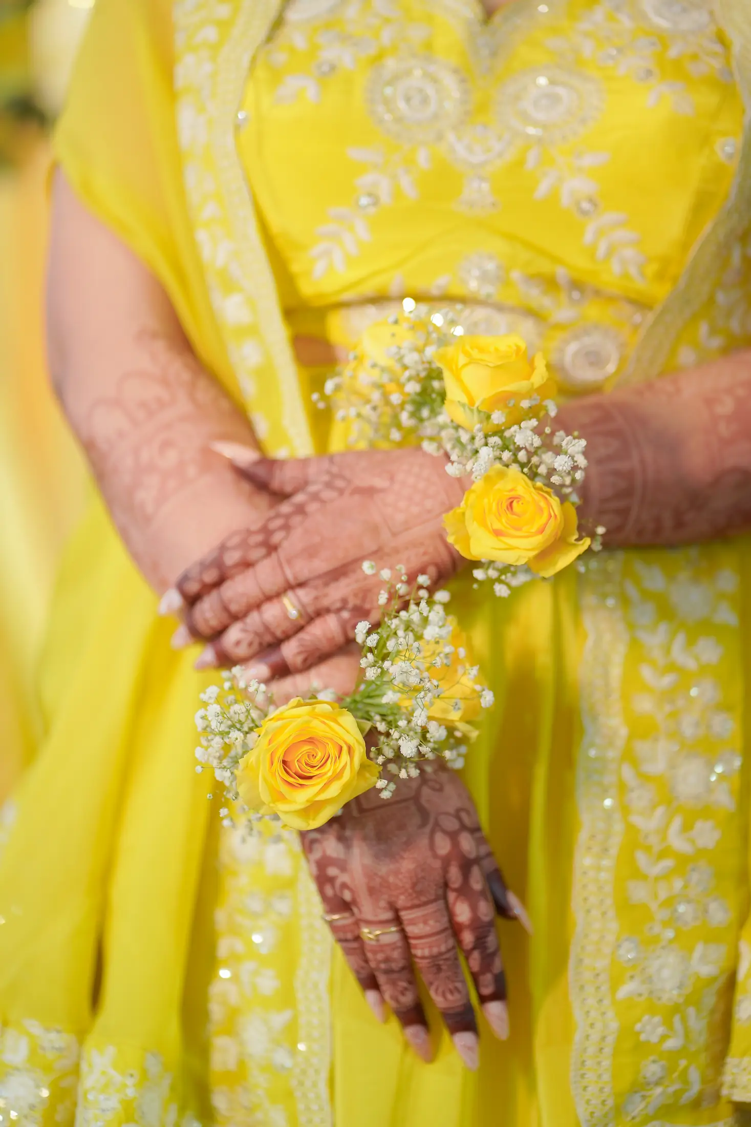Preety Ghodke haldi portrait 4