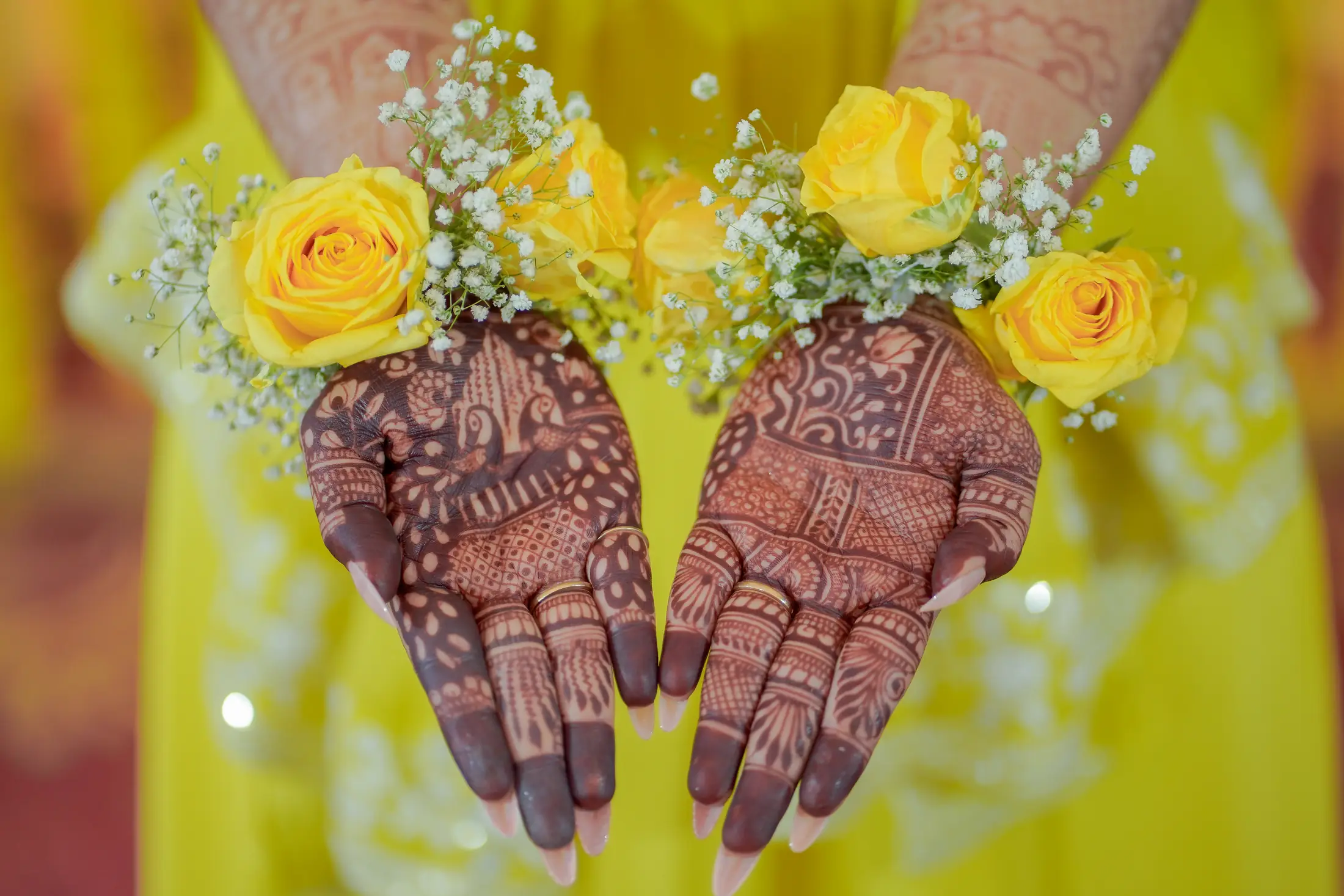 Preety Ghodke haldi portrait 5