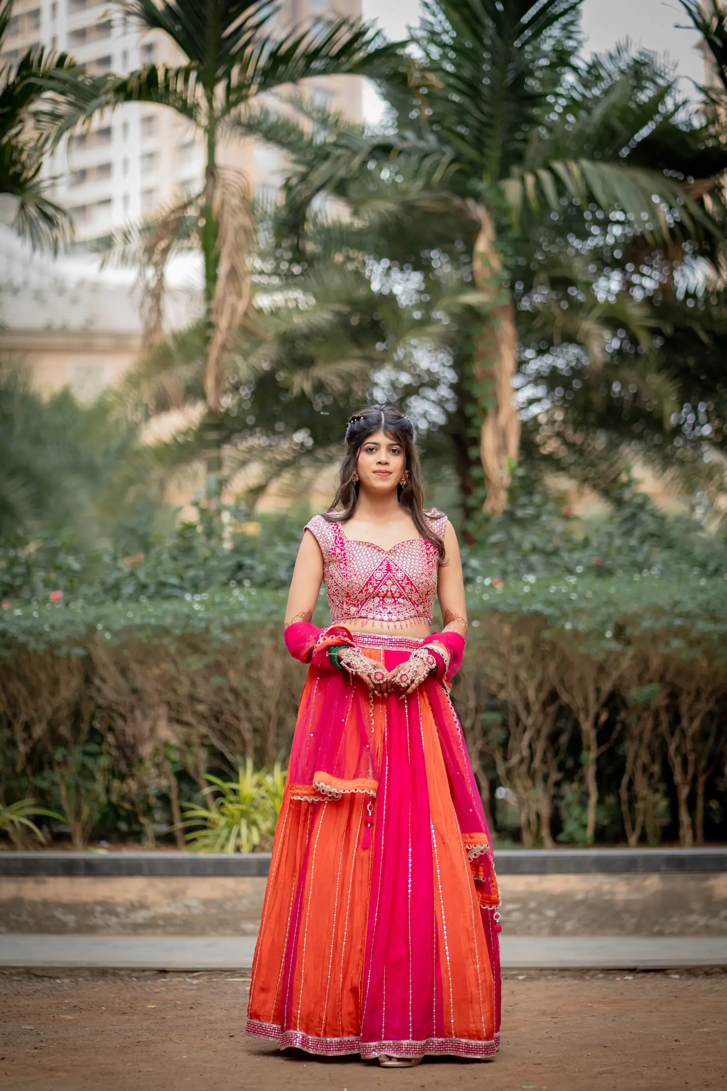 Sakshi Tejas haldi portrait 2