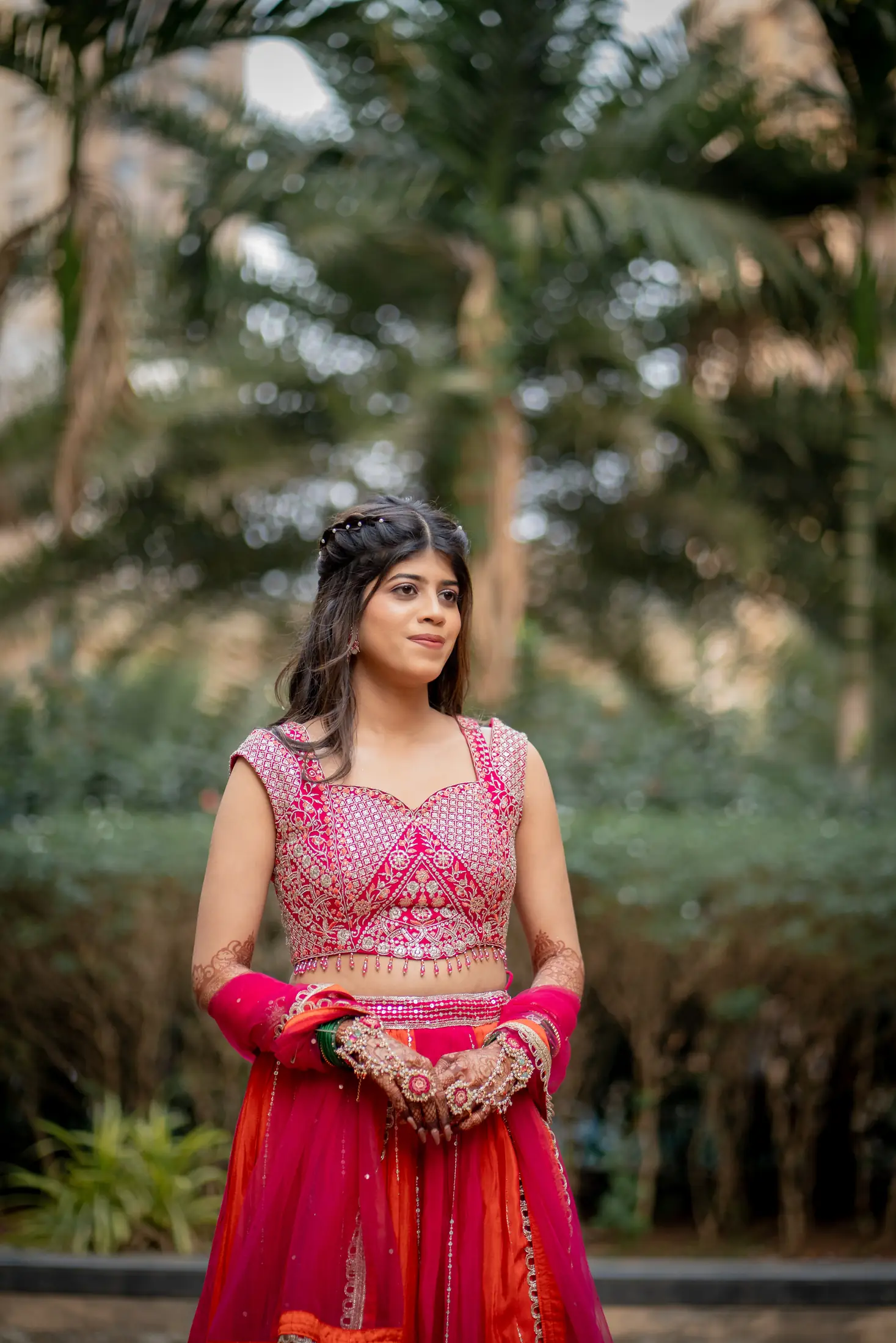 Sakshi Tejas haldi portrait 4