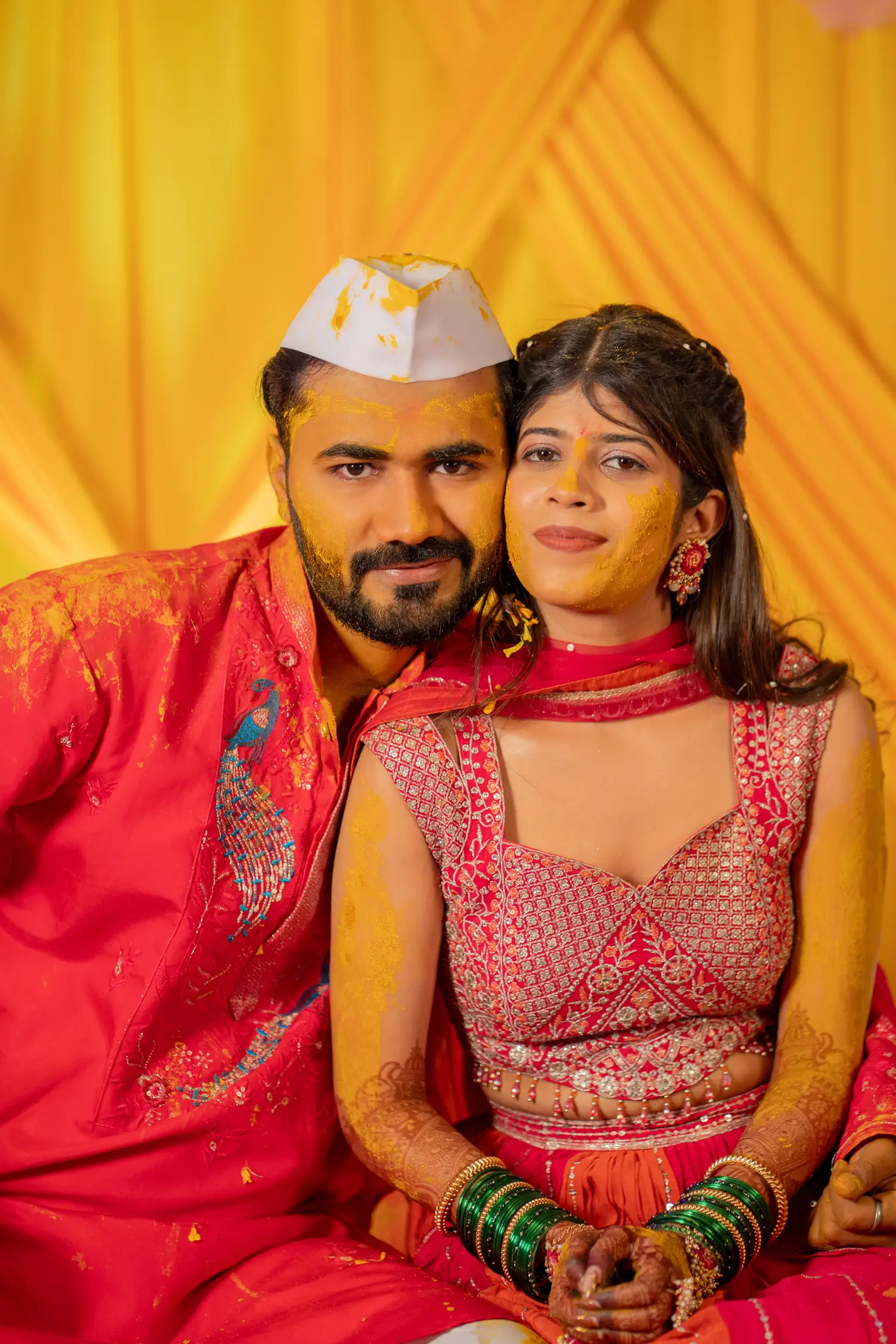 Sakshi Tejas haldi portrait 18