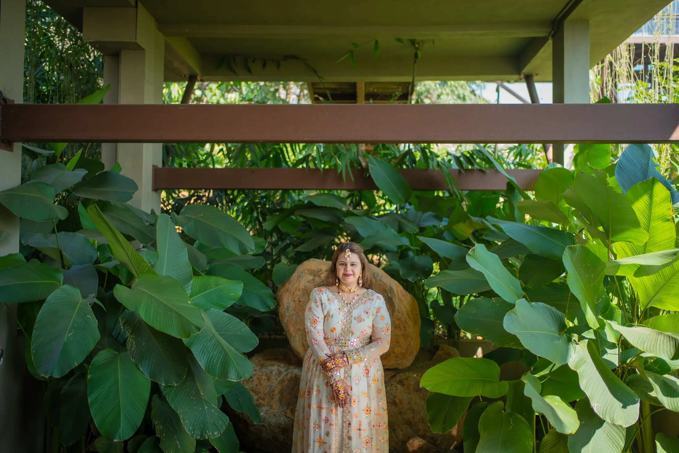 Shivangi Benson haldi portrait