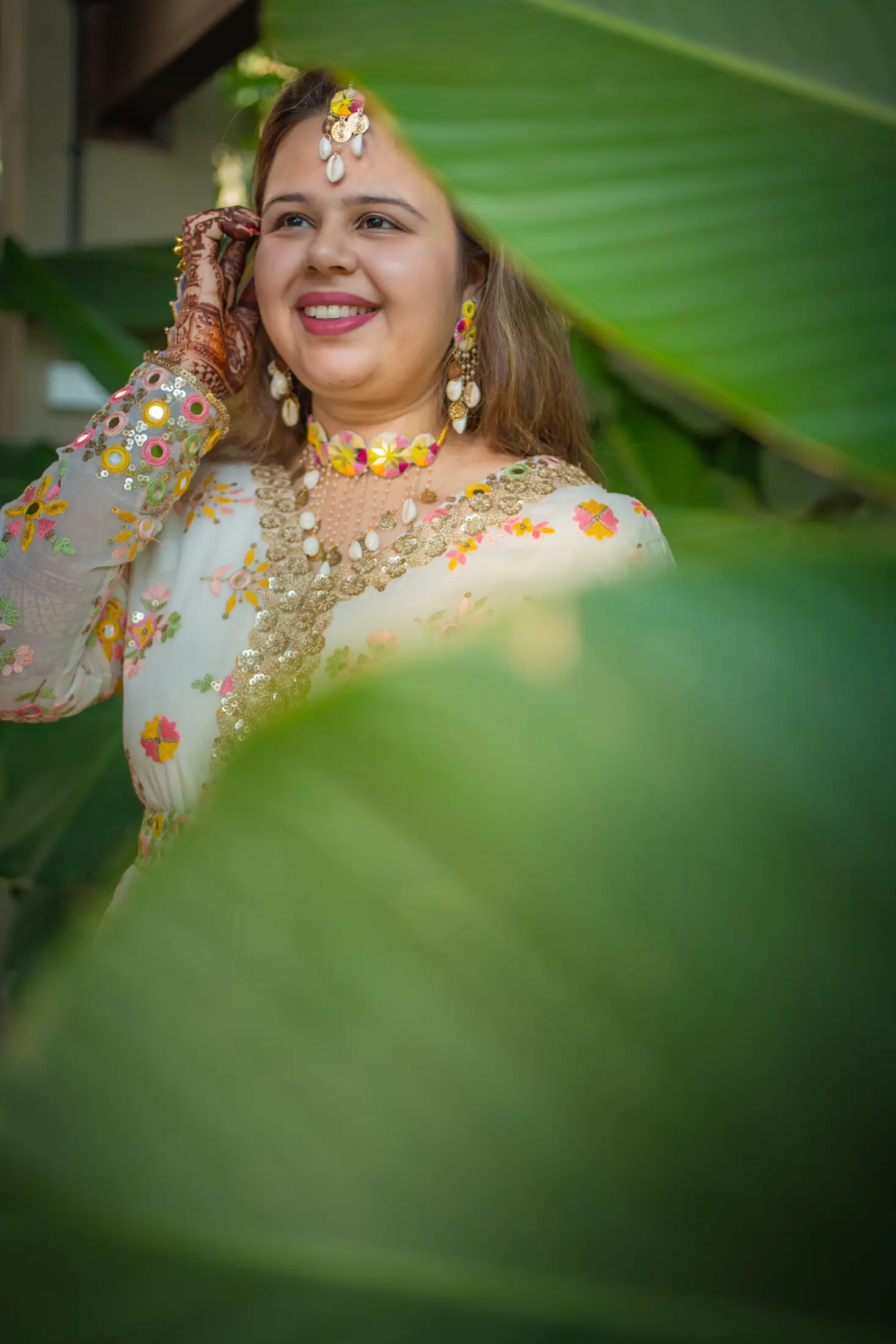 Shivangi Benson haldi portrait 3