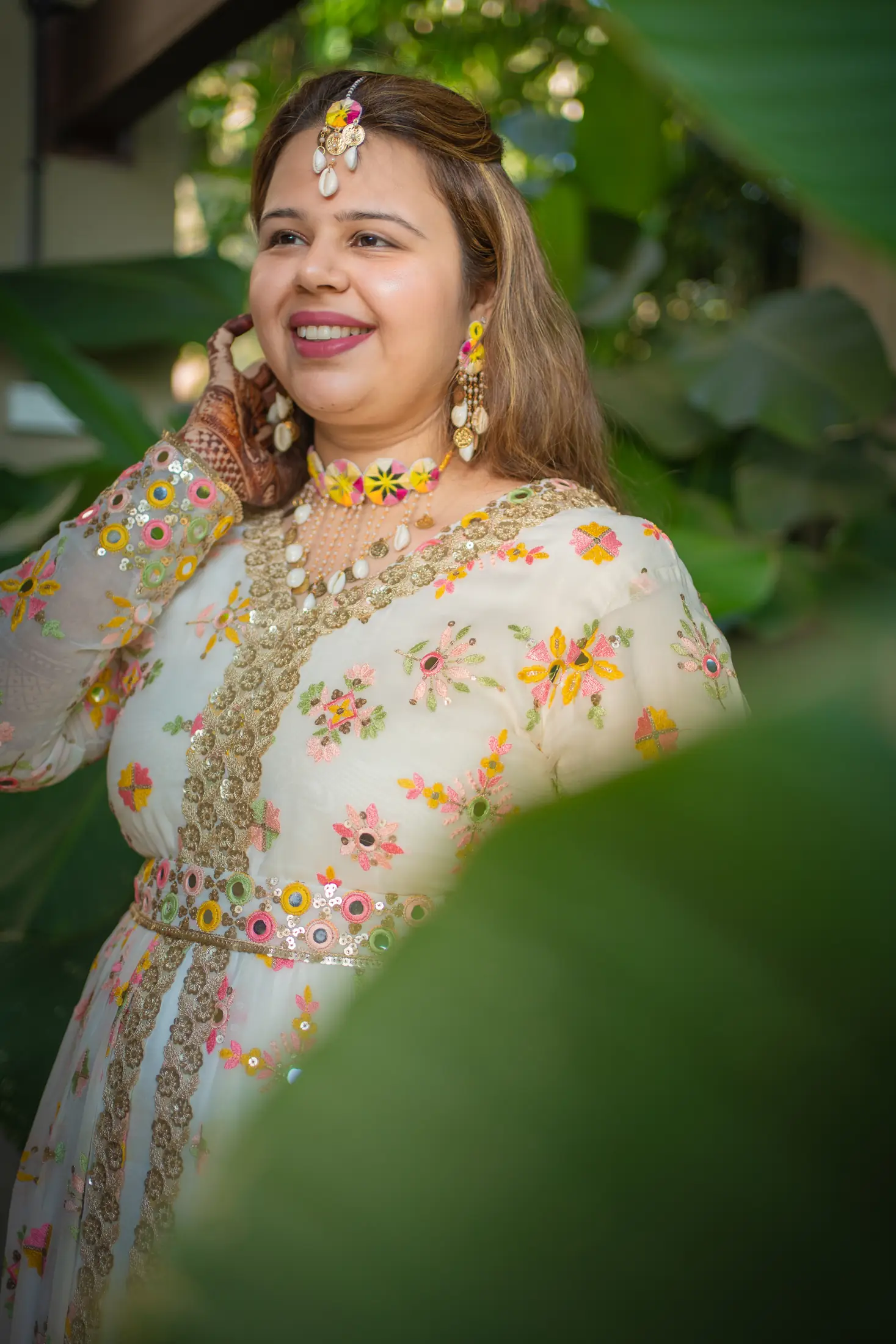 Shivangi Benson haldi portrait 4