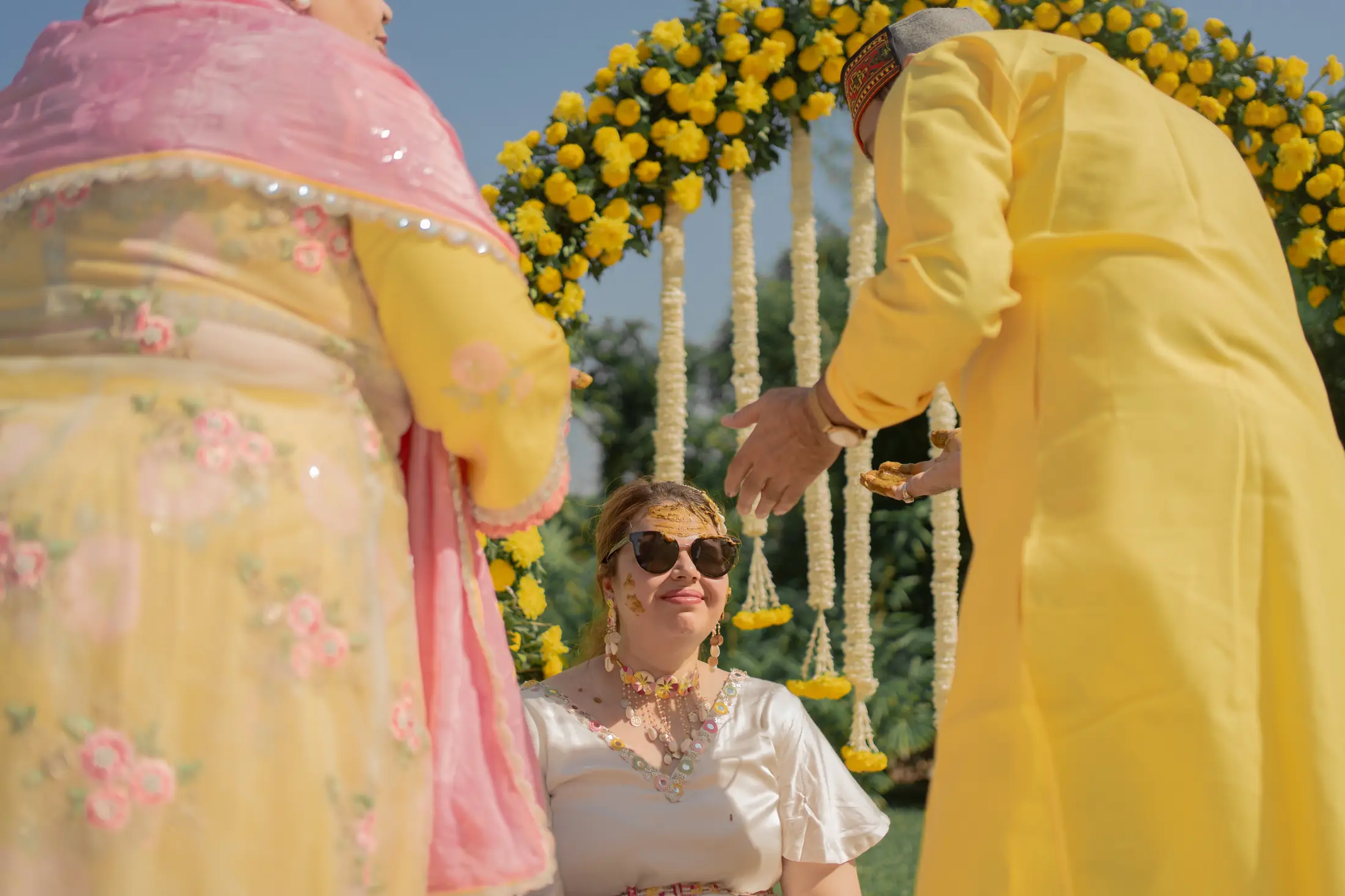 Shivangi Benson haldi portrait 16