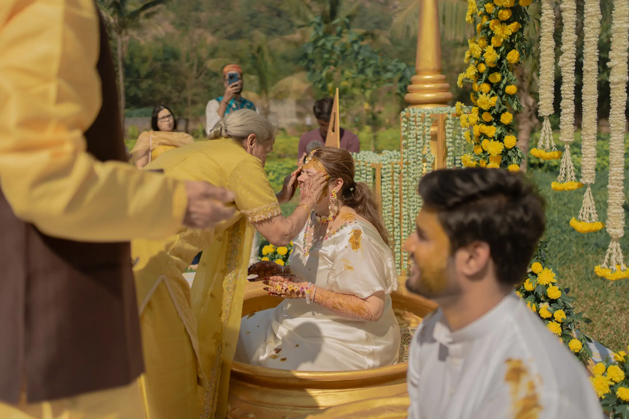 Shivangi Benson haldi portrait 18