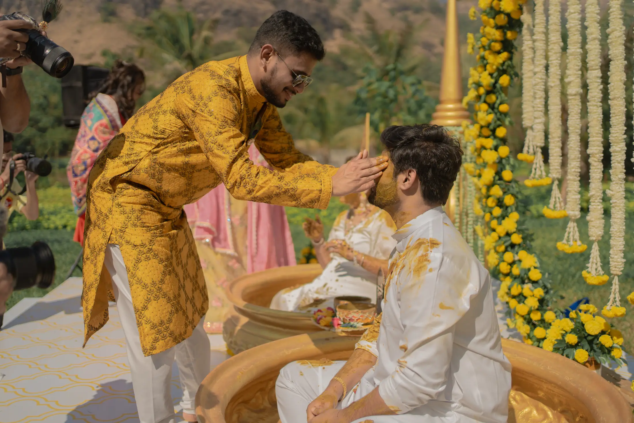 Shivangi Benson haldi portrait 19