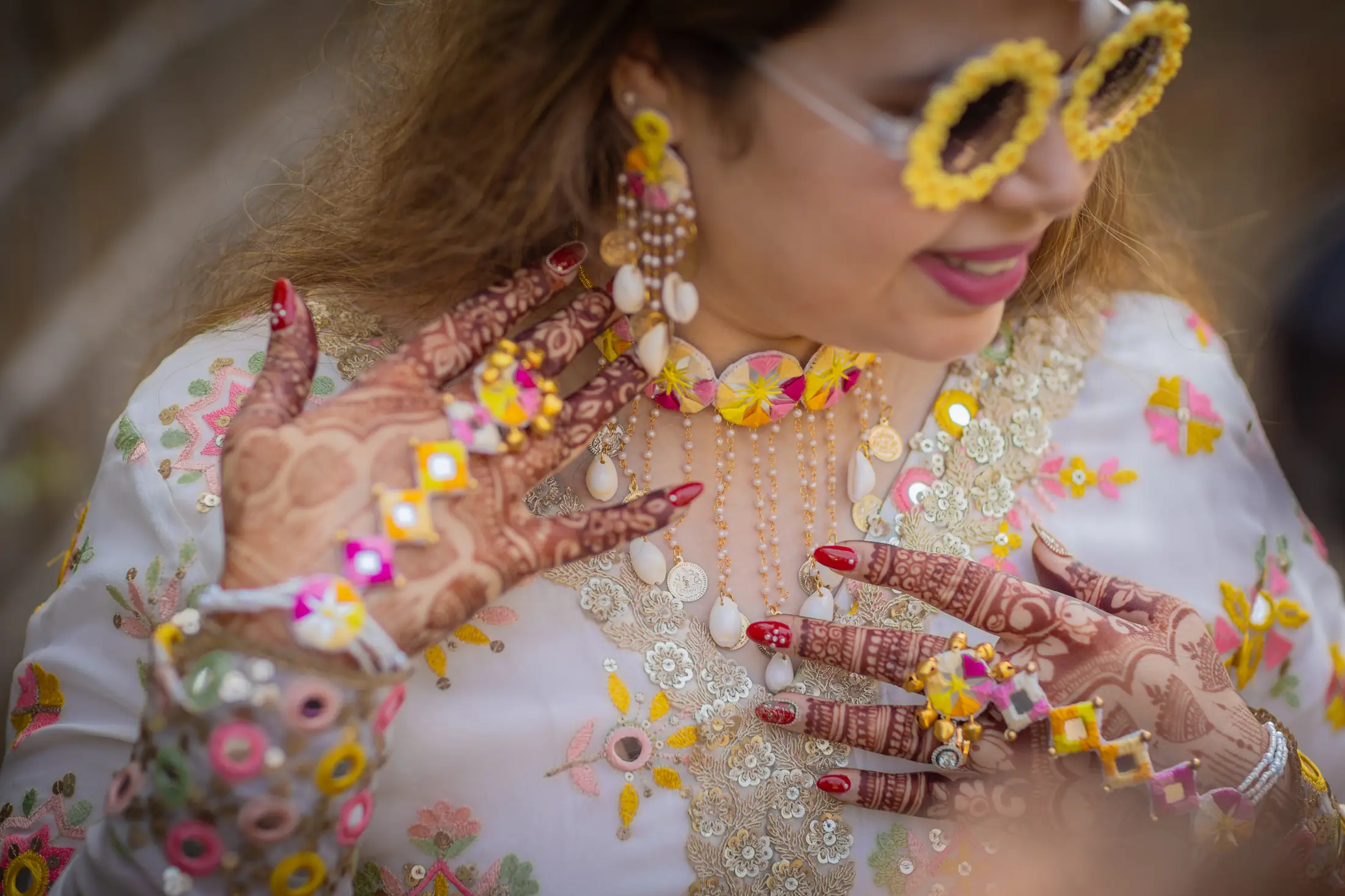 Shivangi Benson haldi portrait 27