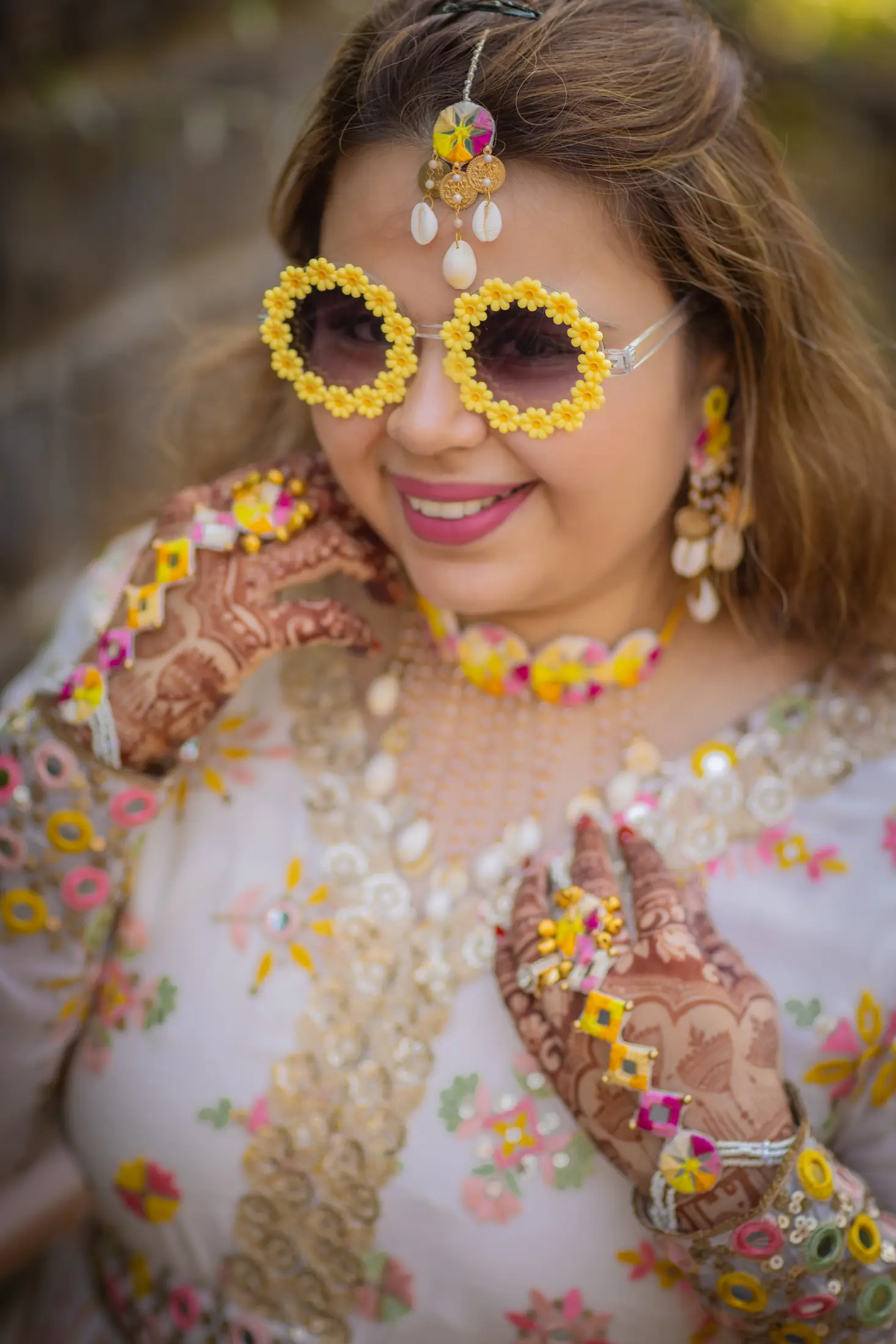 Shivangi Benson haldi portrait 28
