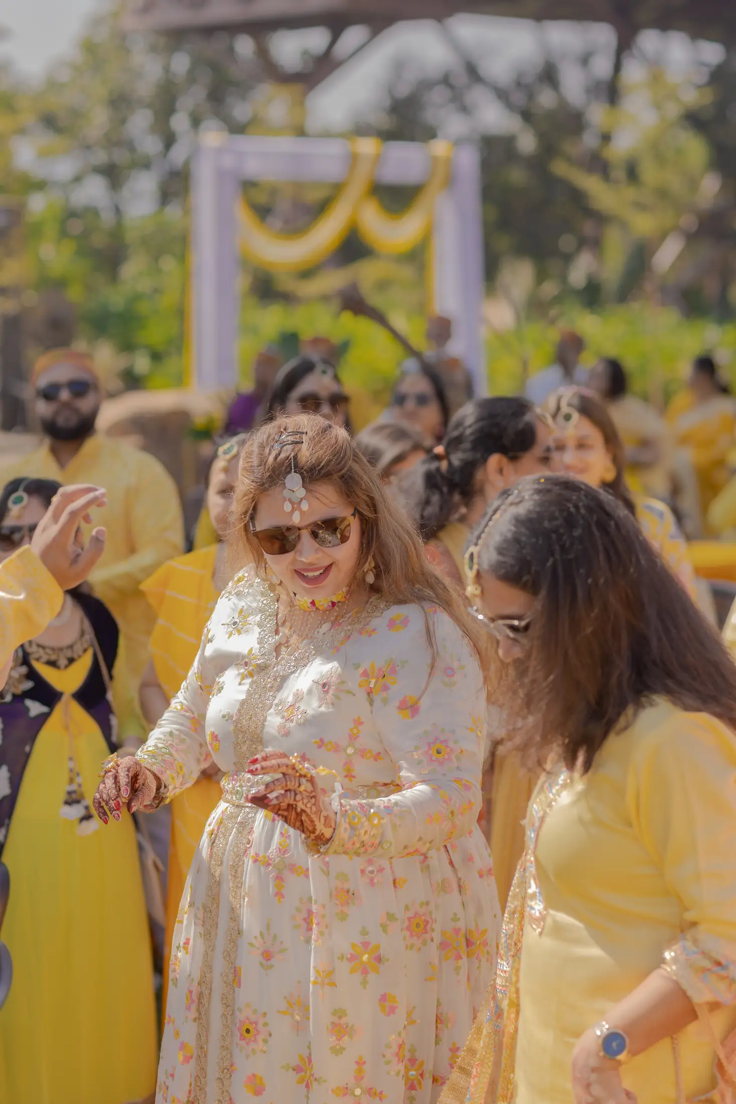 Shivangi Benson haldi portrait 42