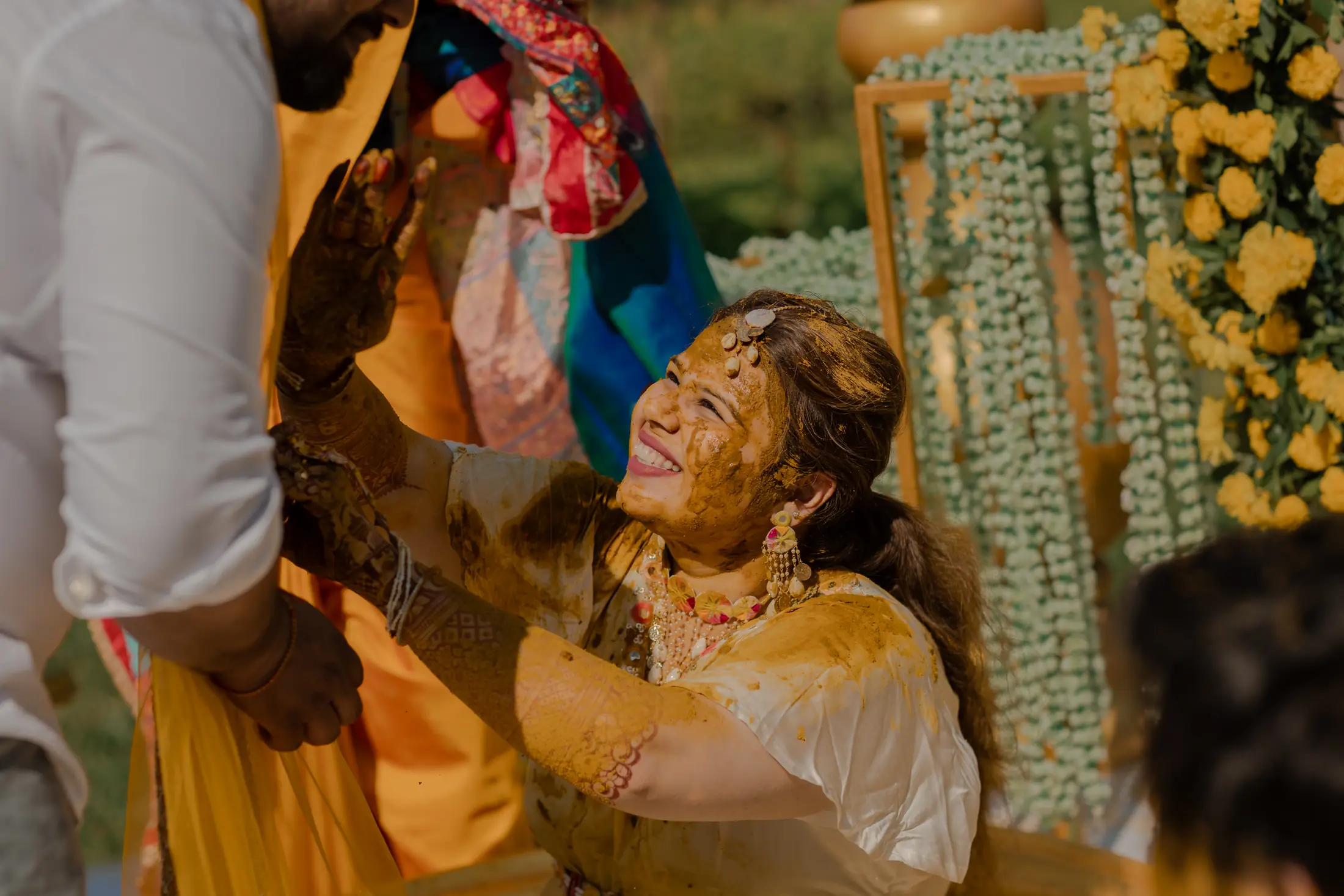 Shivangi Benson haldi portrait 58