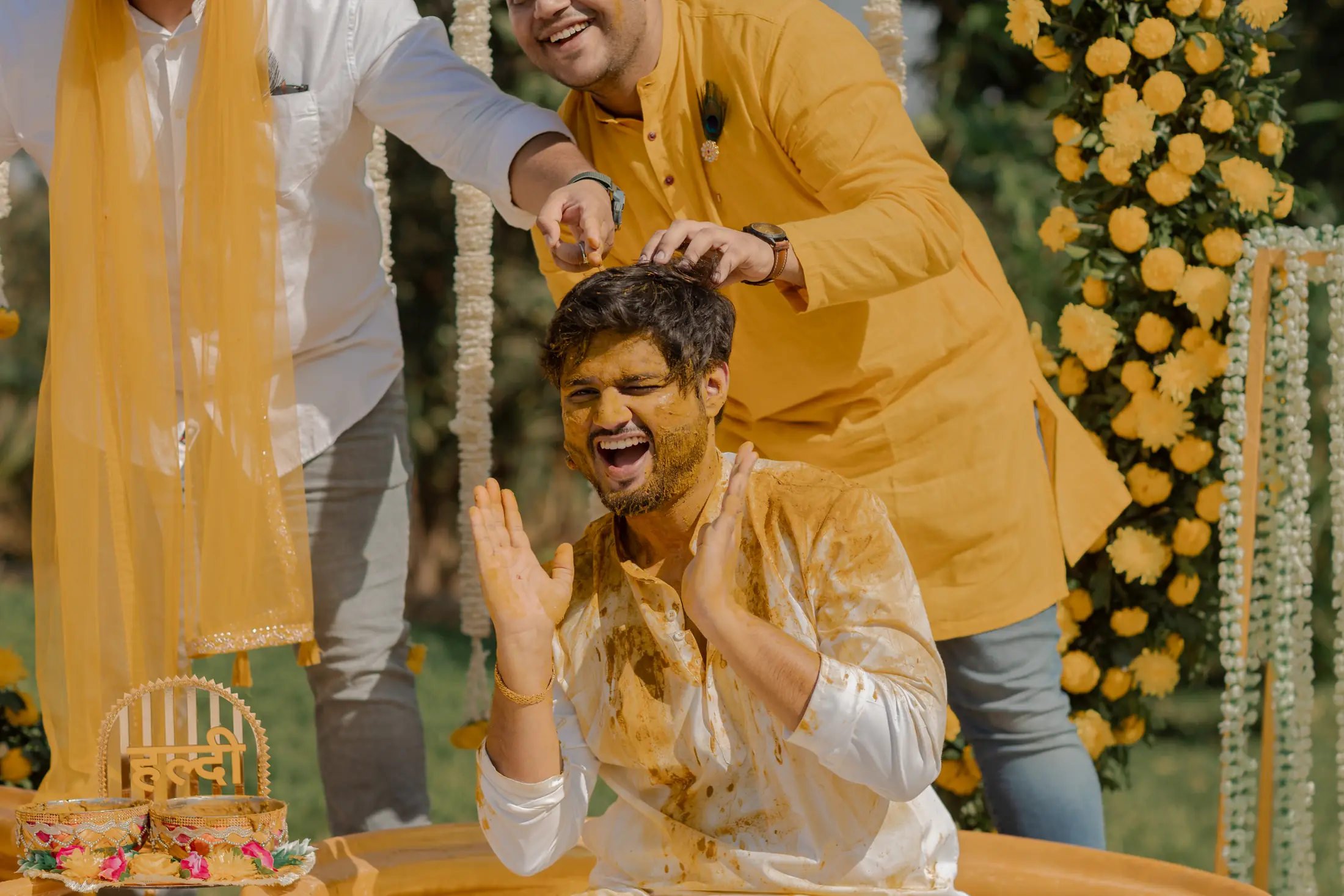 Shivangi Benson haldi portrait 59