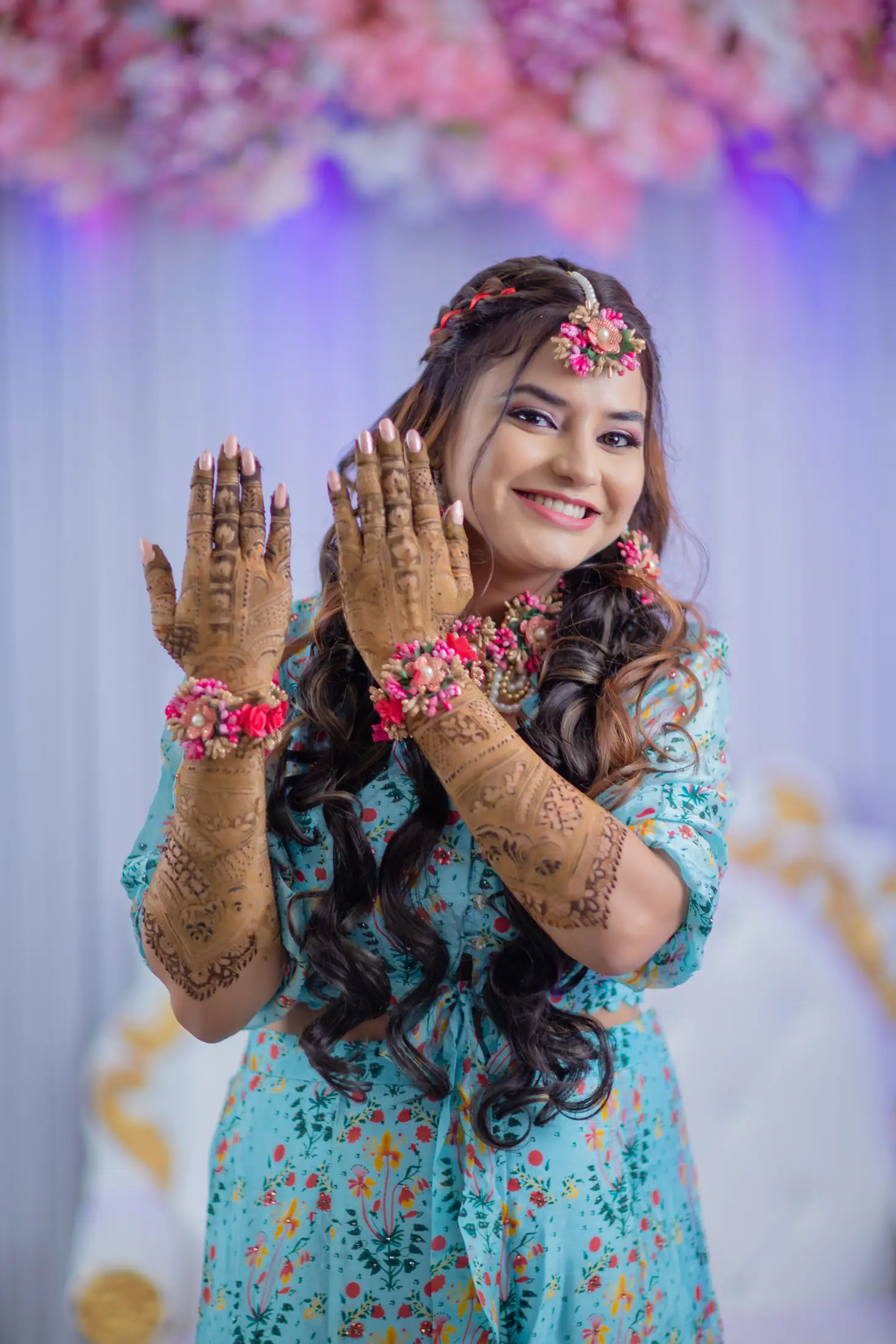 Sandhya Hotwani mehendi portrait