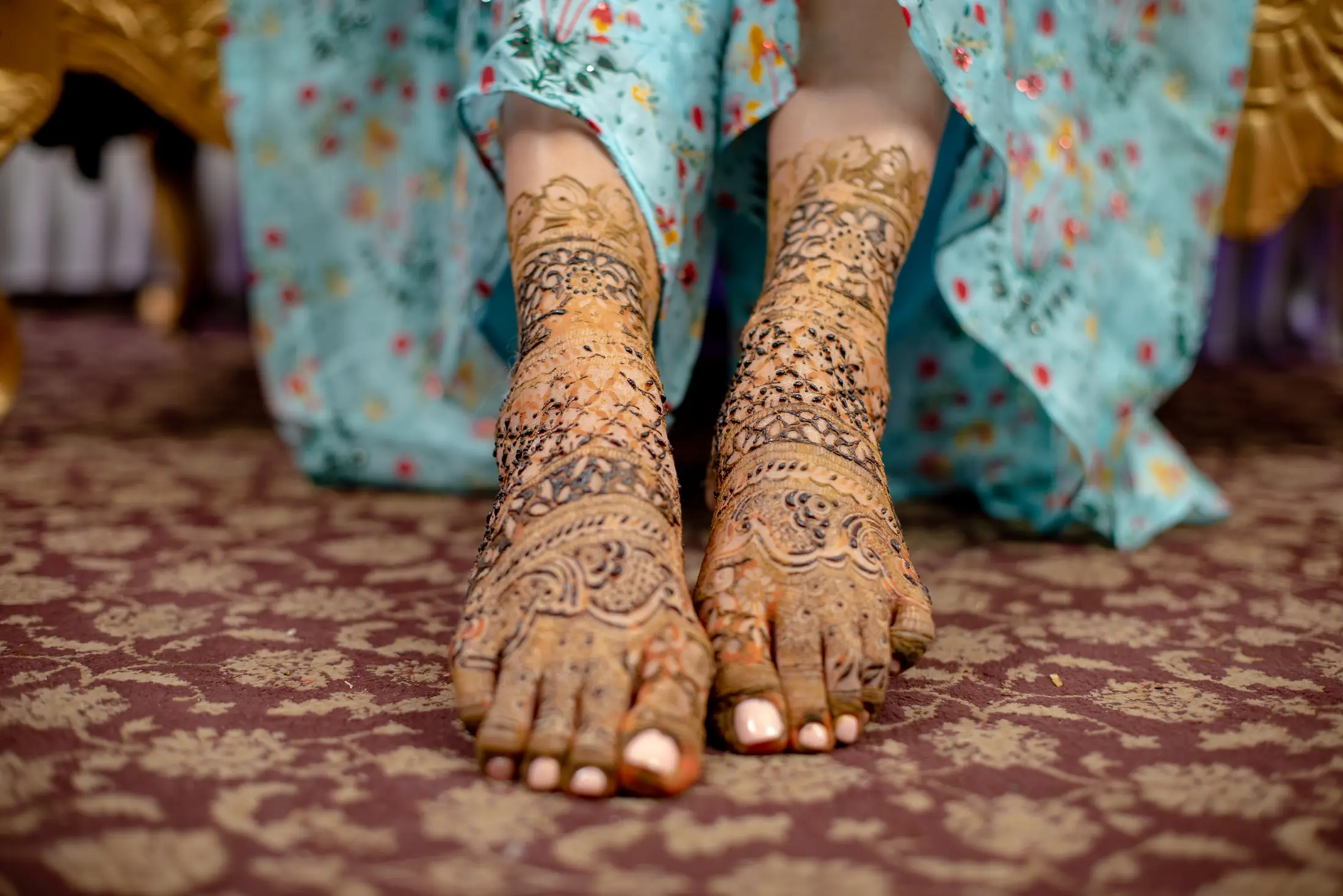 Sandhya Hotwani mehendi portrait 12