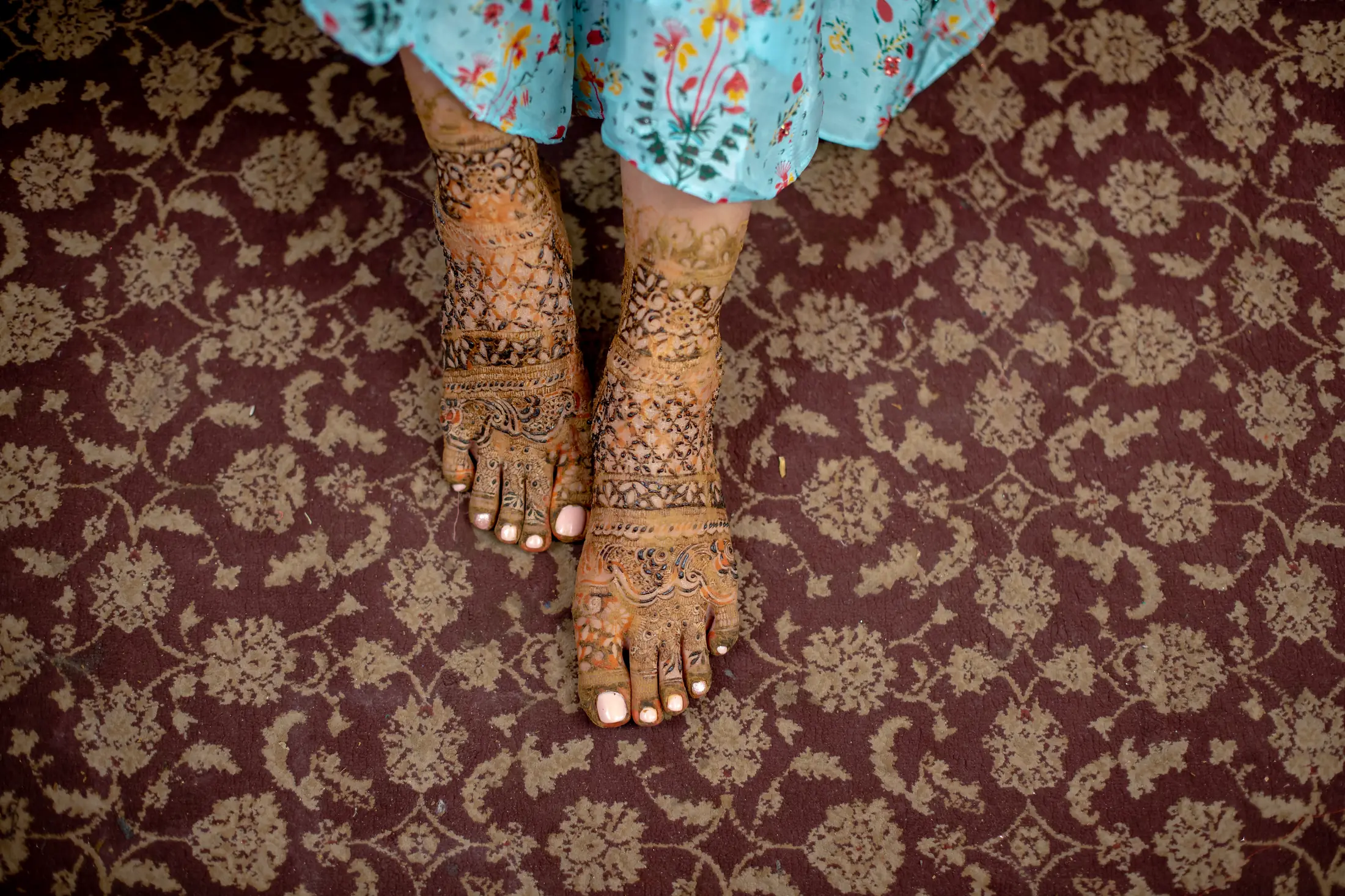 Sandhya Hotwani mehendi portrait 13