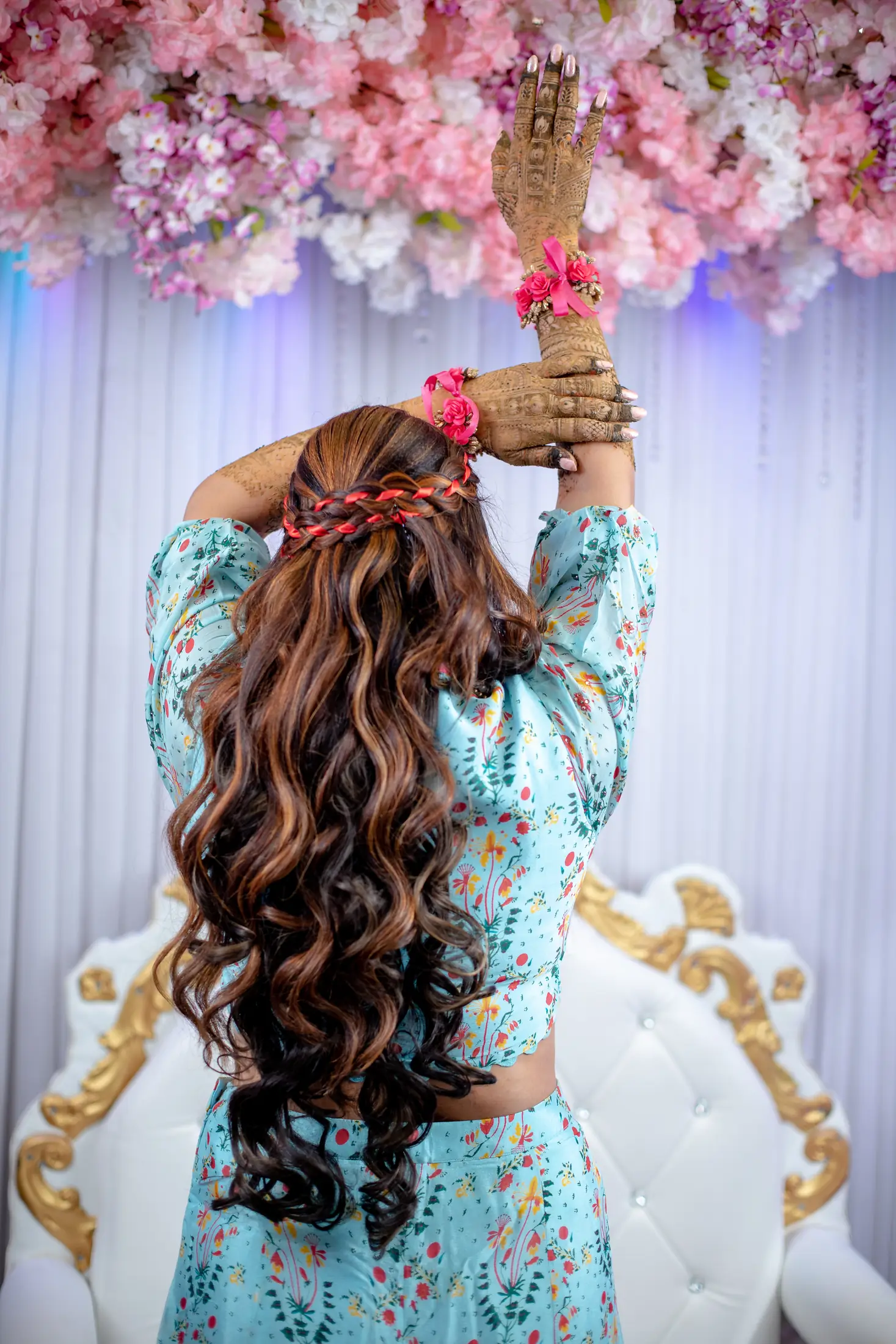 Sandhya Hotwani mehendi portrait 18