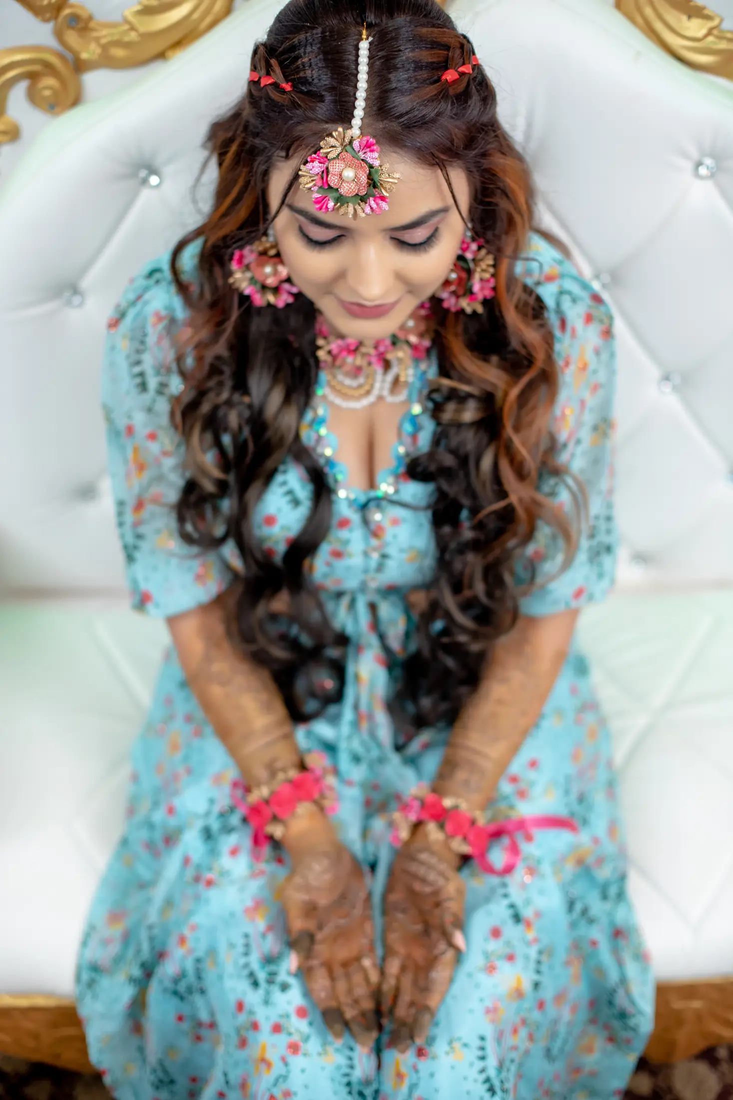 Sandhya Hotwani mehendi portrait 19