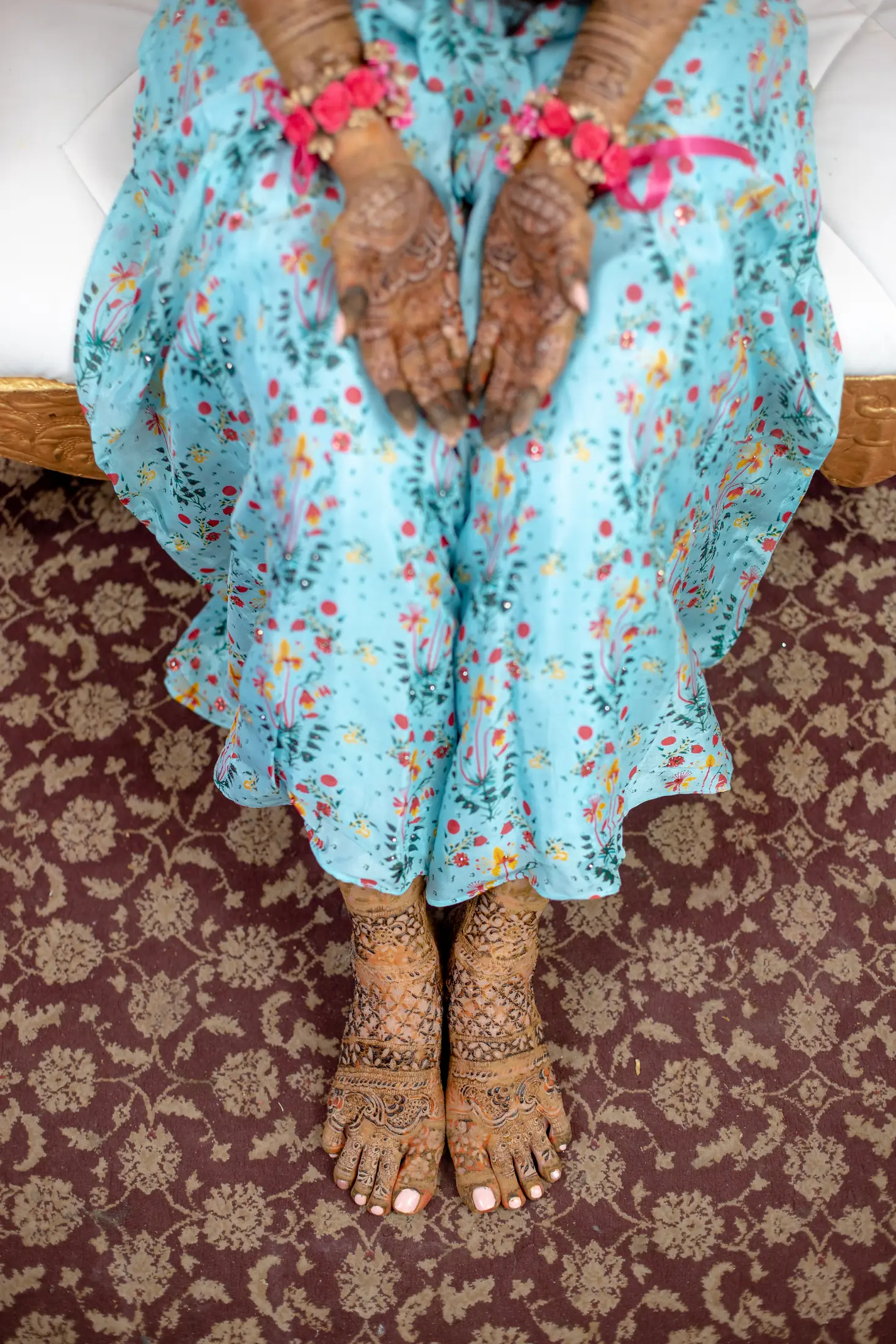 Sandhya Hotwani mehendi portrait 20