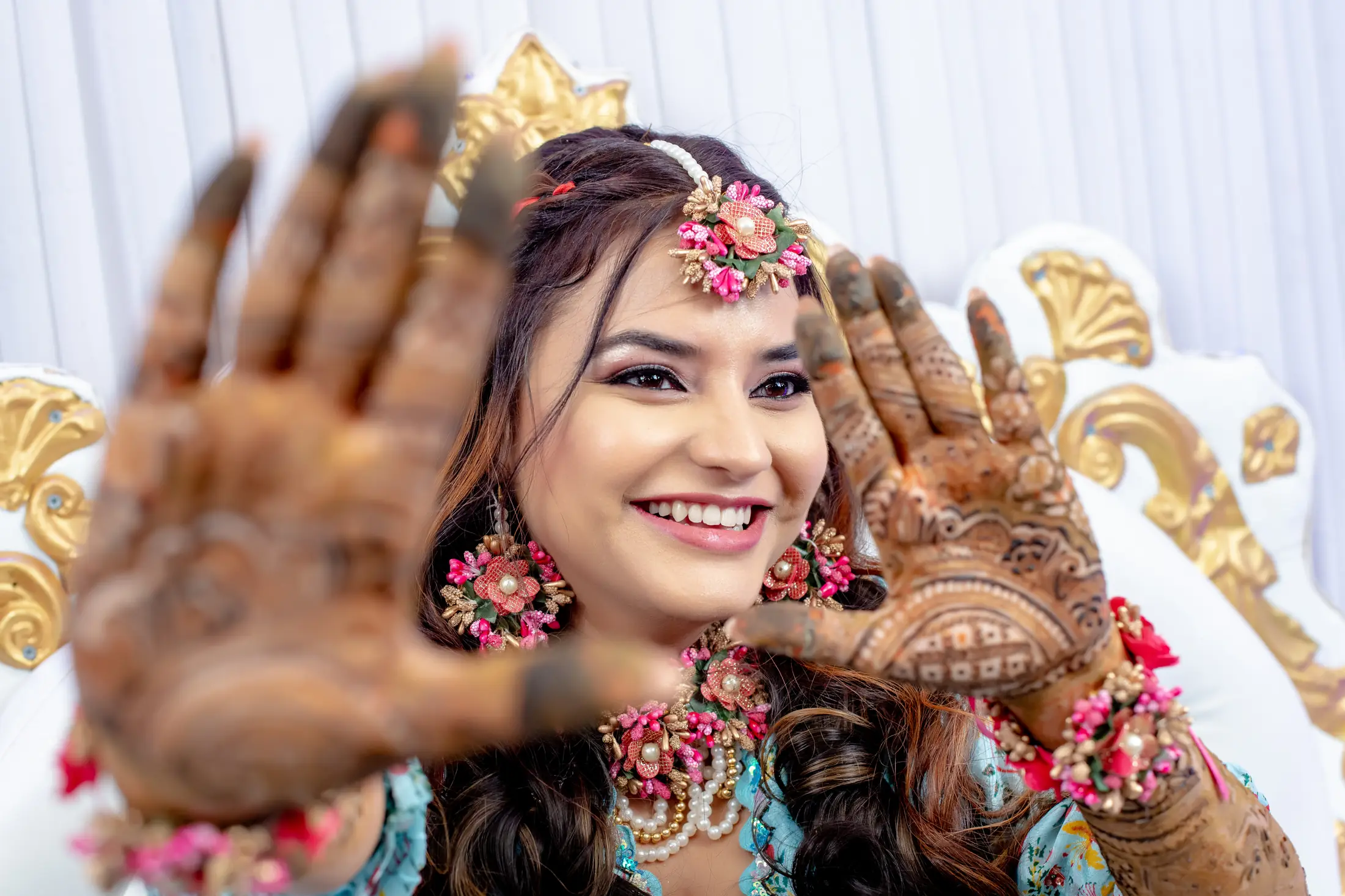 Sandhya Hotwani mehendi portrait 21