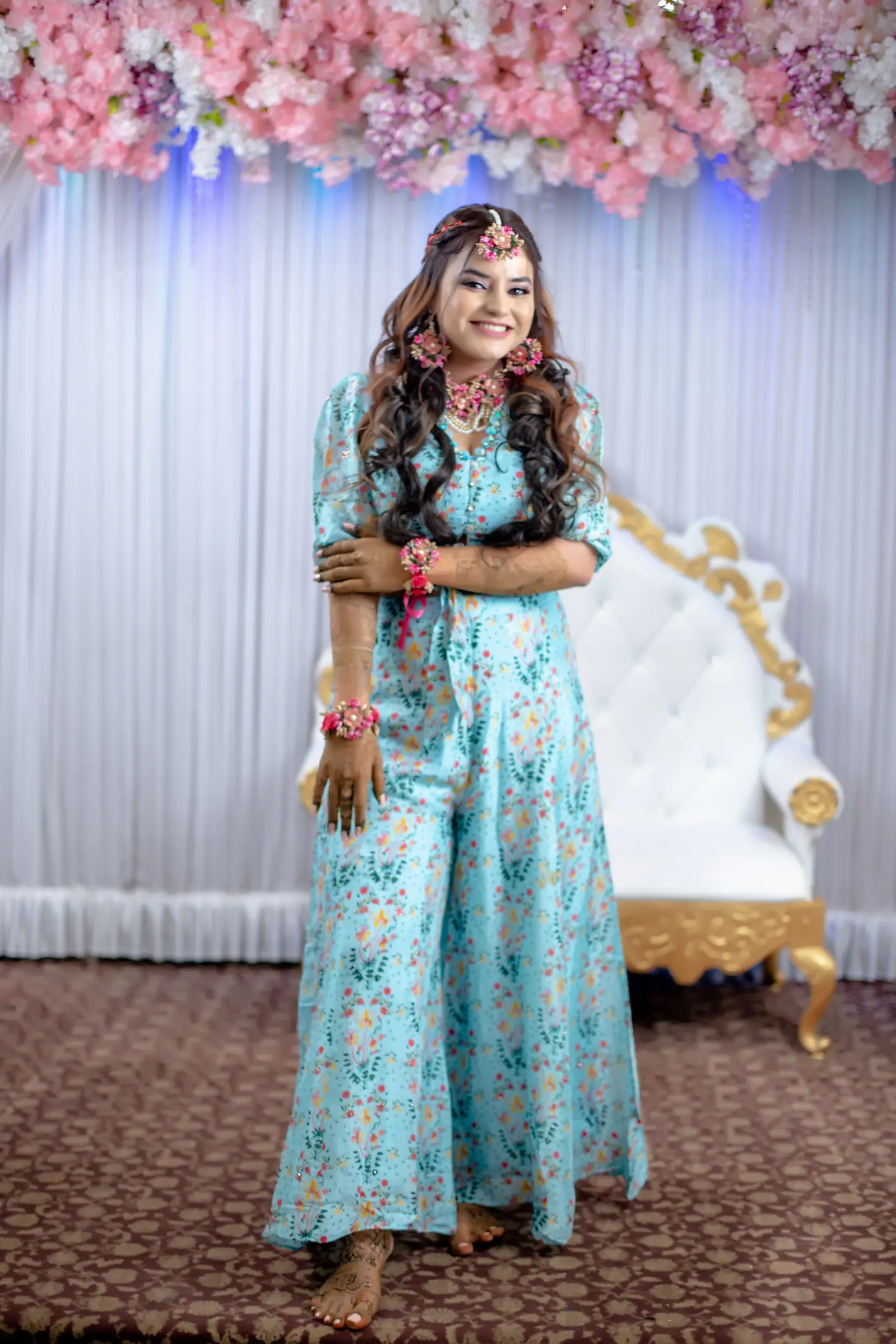 Sandhya Hotwani mehendi portrait 22