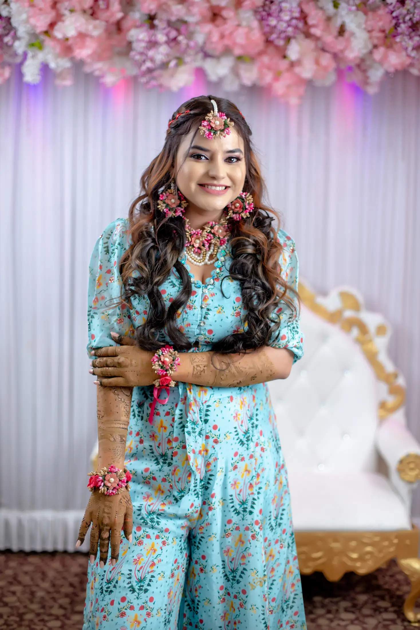 Sandhya Hotwani mehendi portrait 23