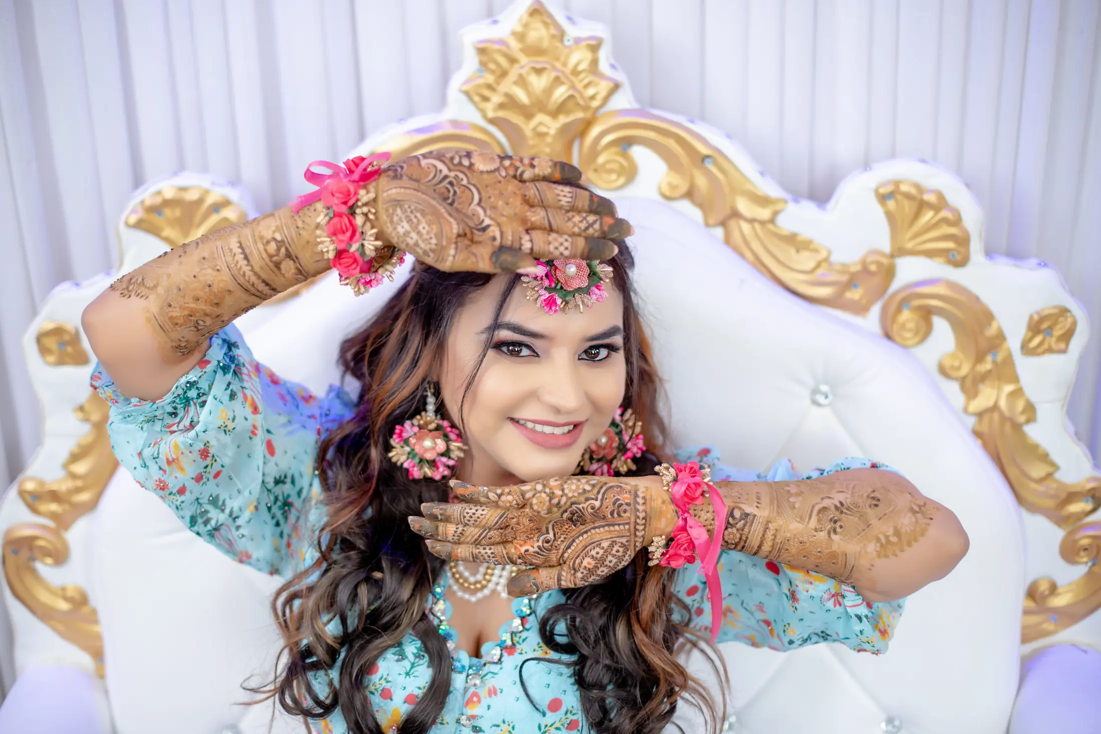 Sandhya Hotwani mehendi portrait 27