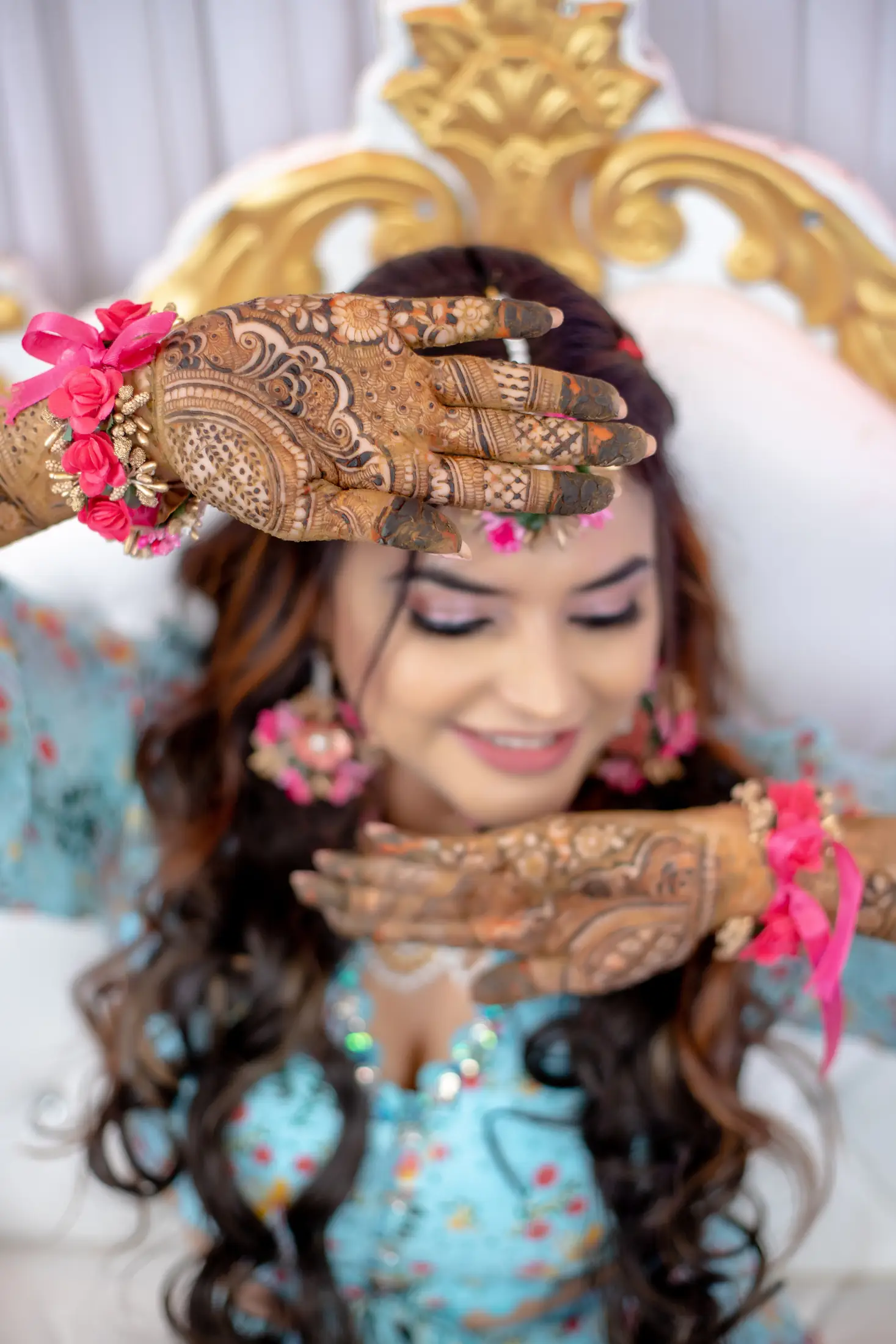 Sandhya Hotwani mehendi portrait 29